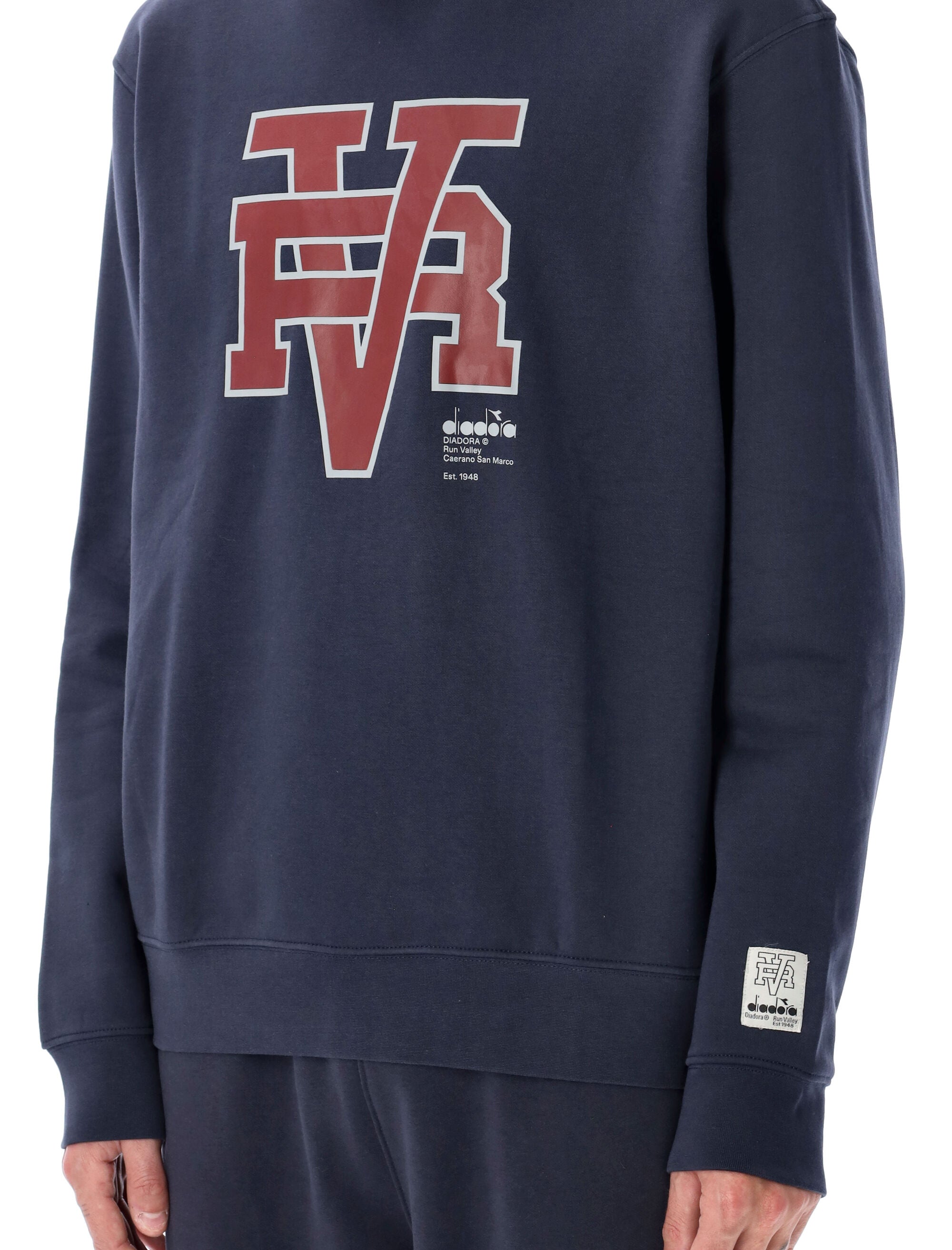 DIADORA Men's Classic Crewneck Pullover Sweatshirt