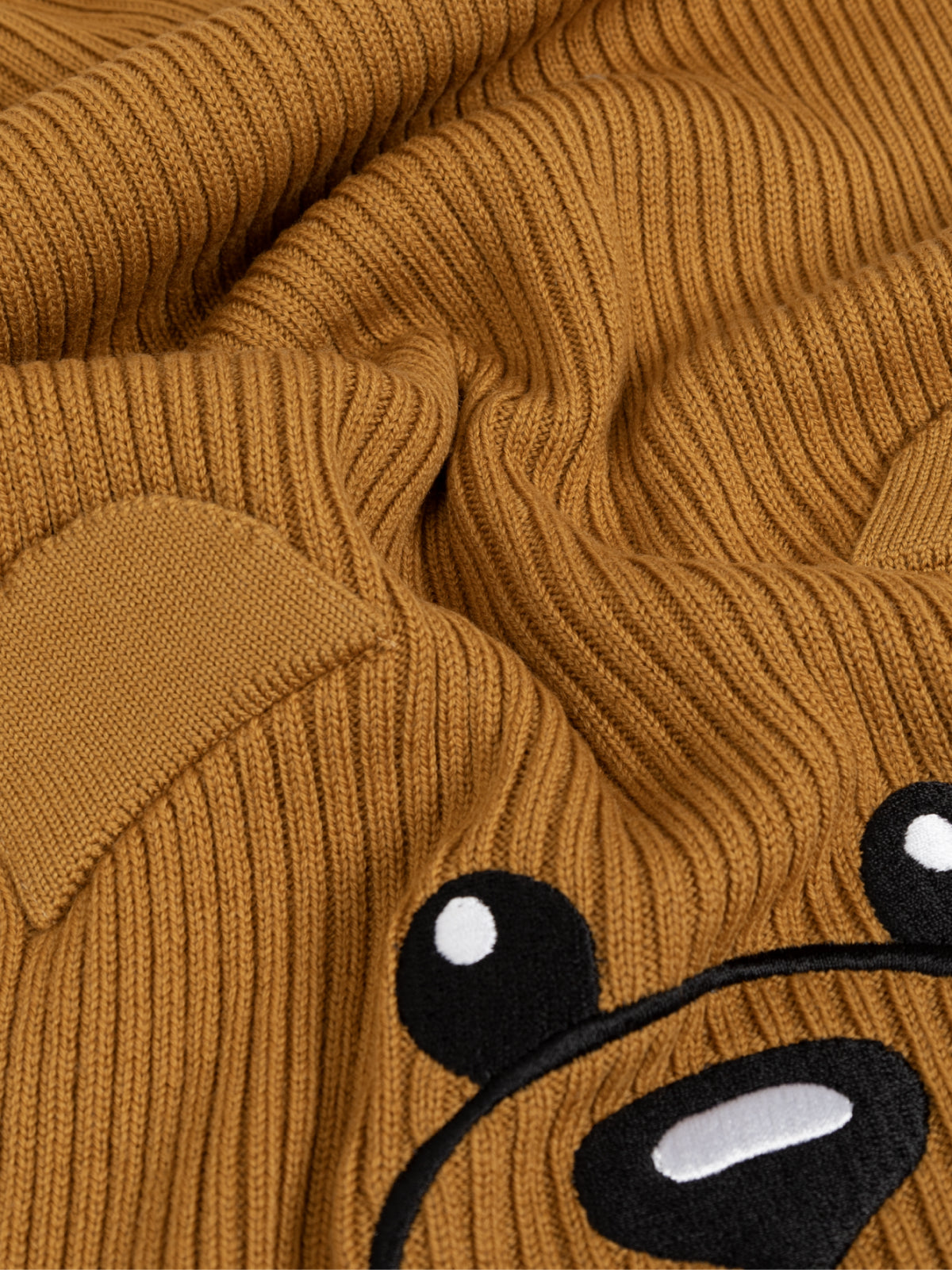 MOSCHINO COUTURE Teddy Bear Embroidered Knit Scarf 180x25 cm