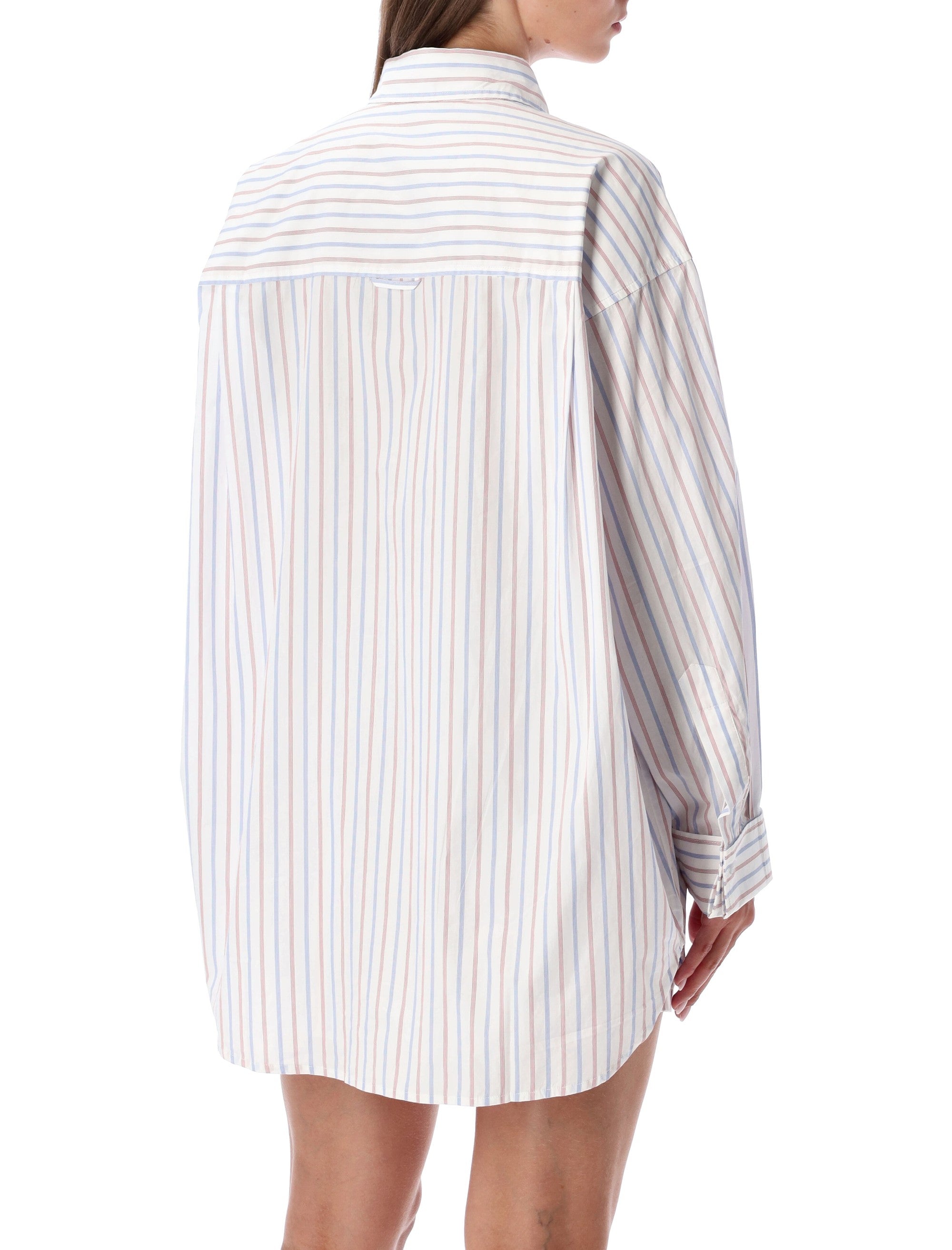 REMAIN Oversized Striped Shirt - Size 36