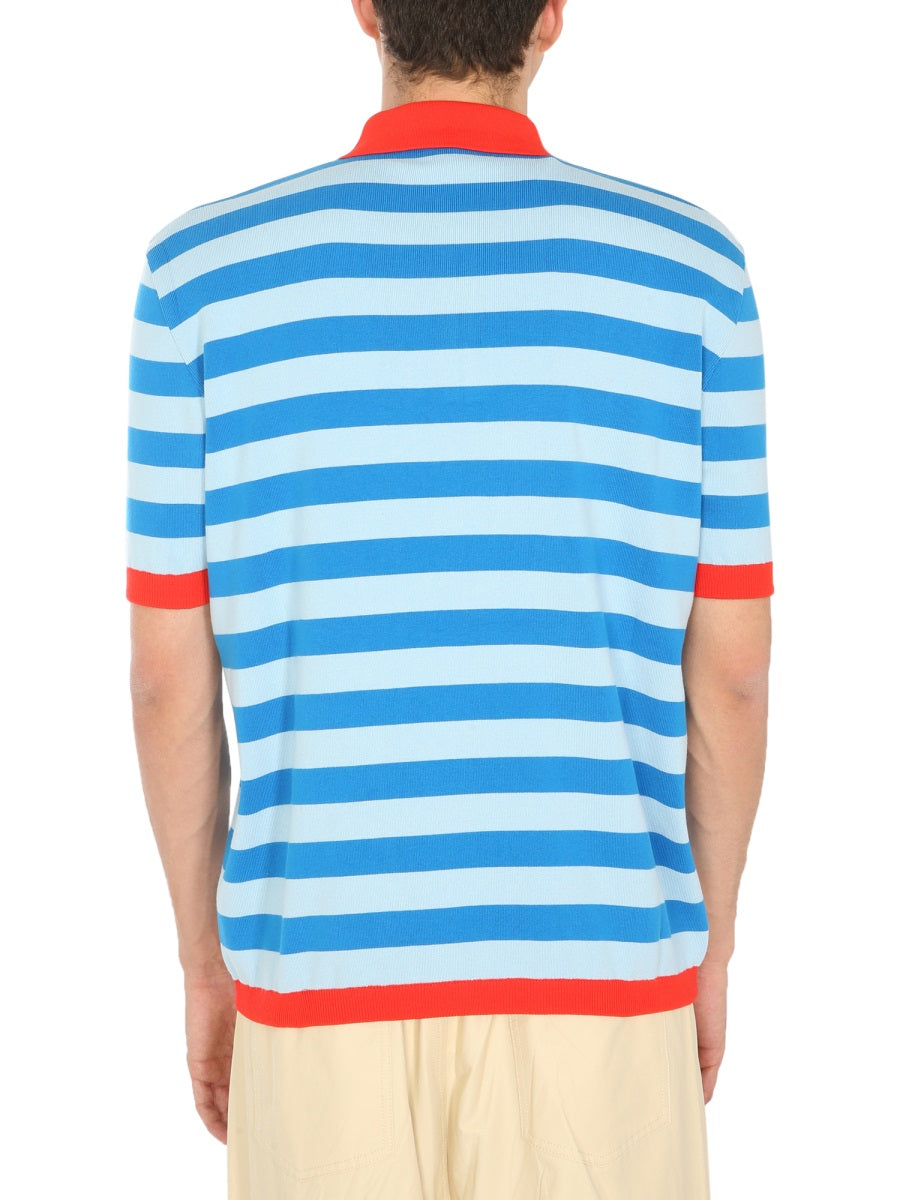 SUNNEI X ELEONORA BONUCCI Classic Knit Polo with Half Front Design