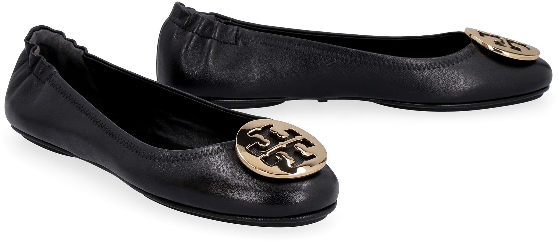 TORY BURCH Mini Nappa Leather Ballerina Flats