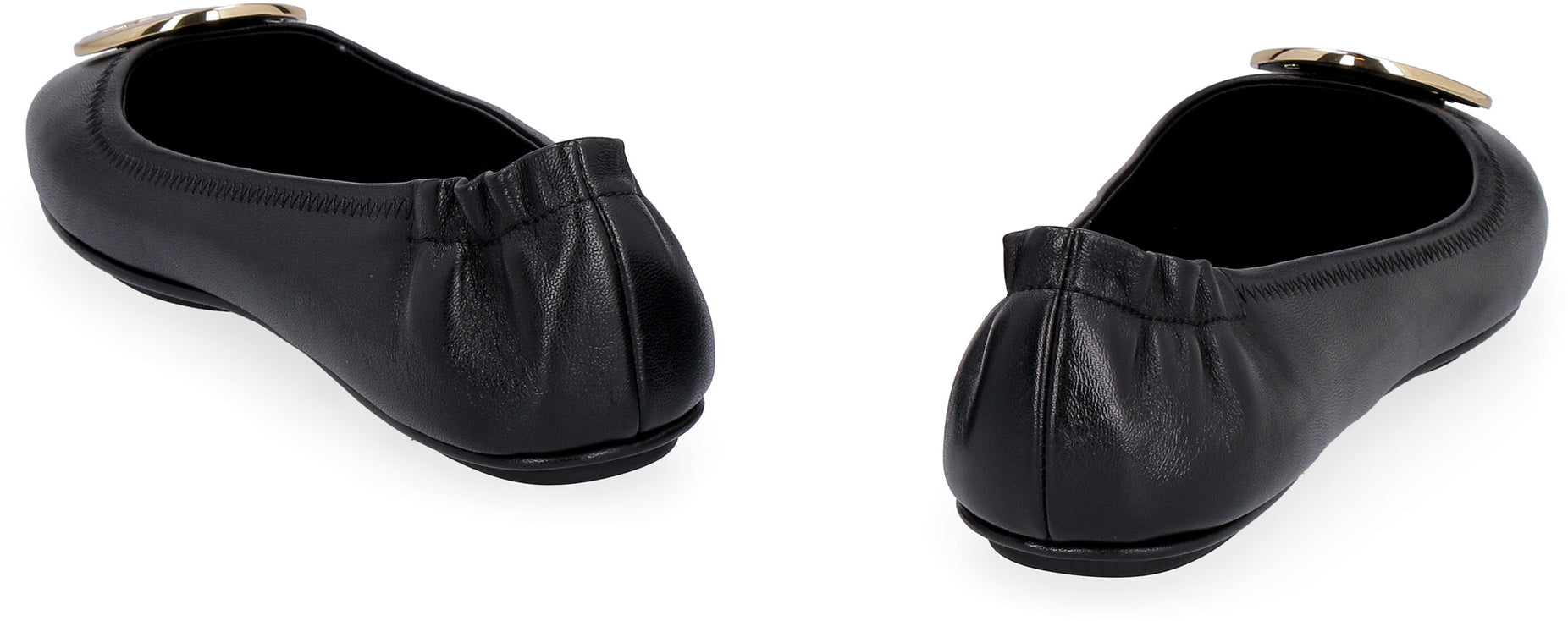 TORY BURCH Mini Nappa Leather Ballerina Flats