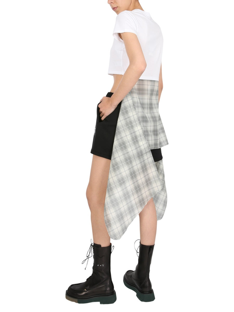 OPENING CEREMONY Word Torch Hybrid Crew Neck T-Shirt