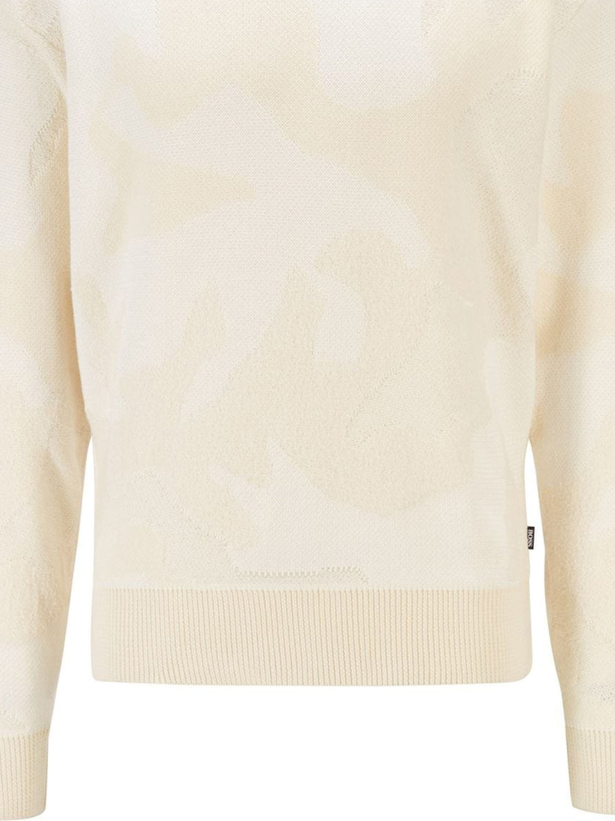 HUGO BOSS Camouflage Logo Long Sleeve Sweater