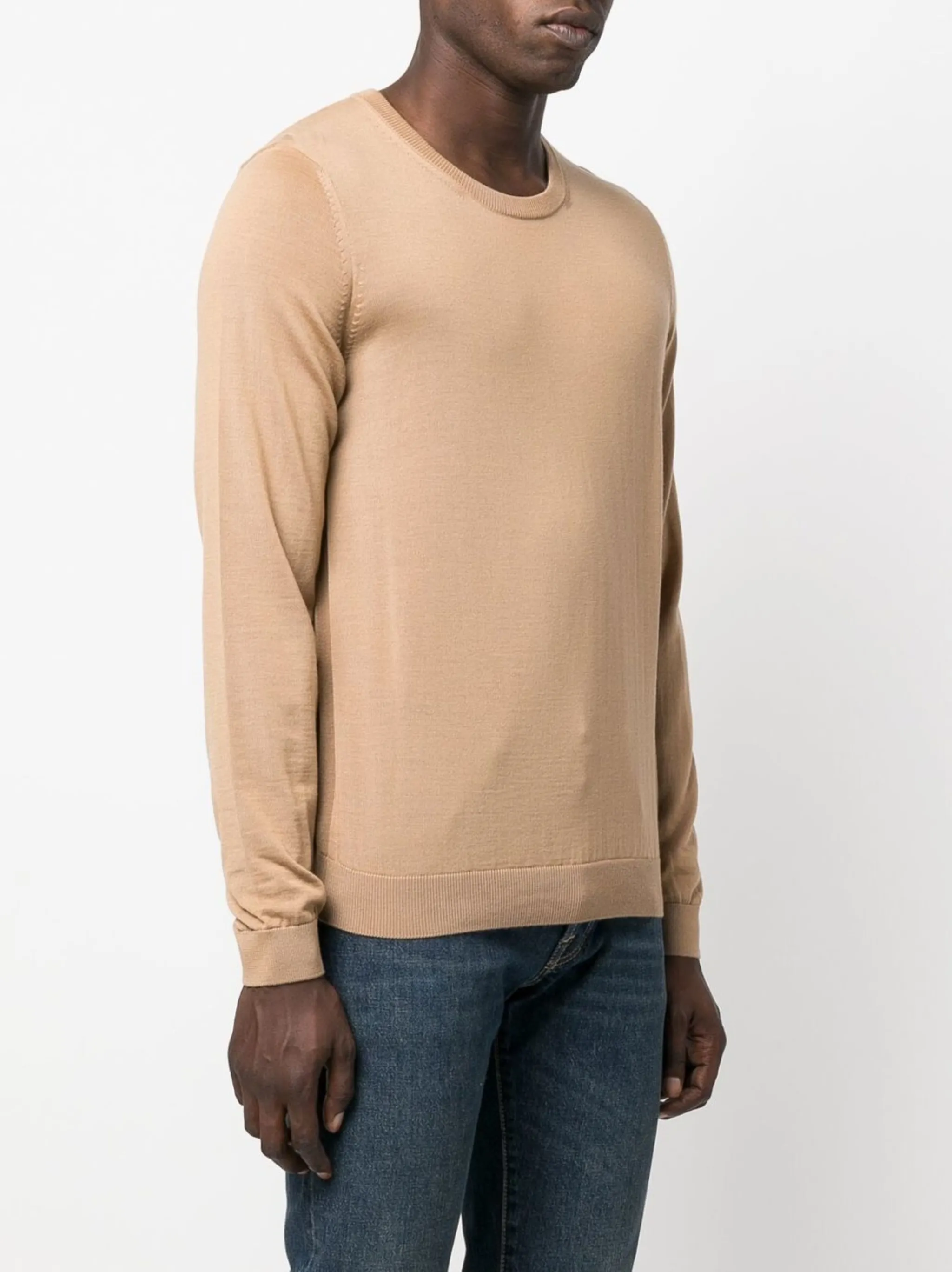 HUGO BOSS Men's Polyester Blend Sweater - Fall 2025 Edition