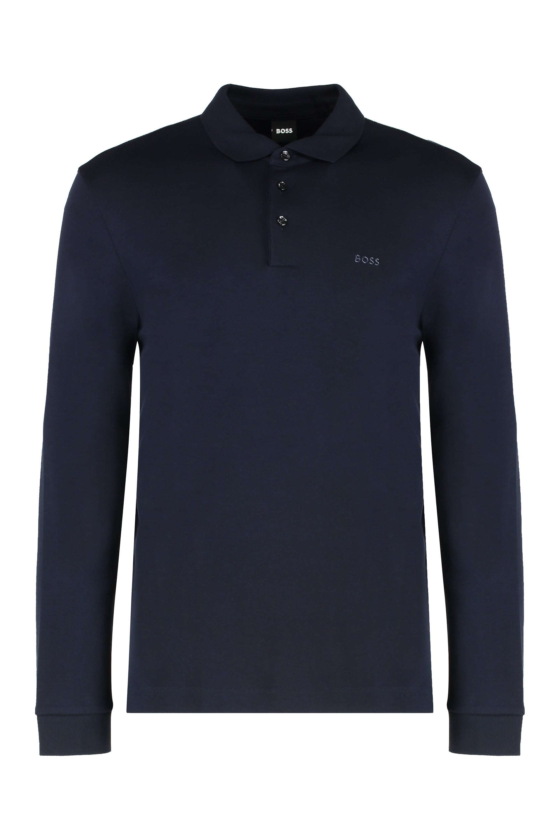 BOSS Regular Fit Long-Sleeve Polo Shirt
