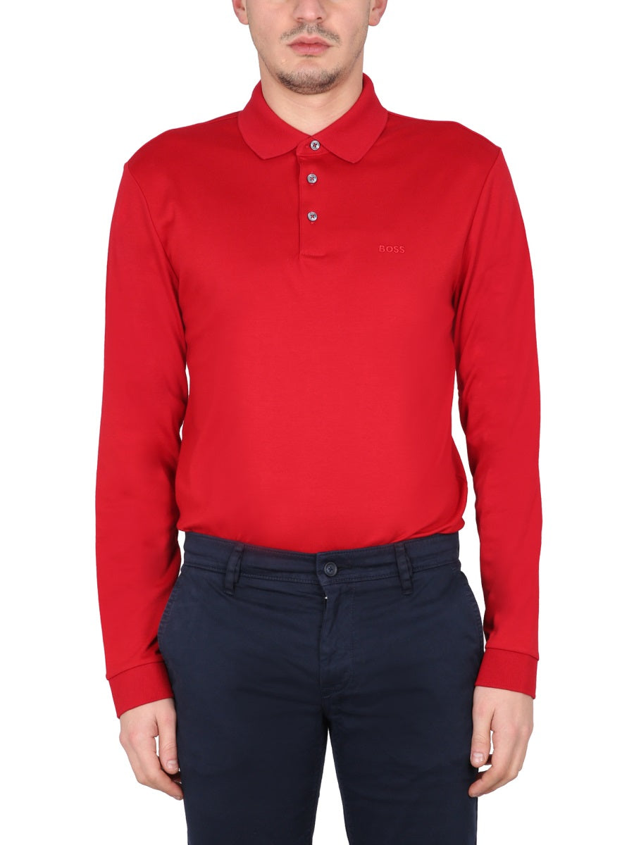 BOSS Classic Polo Shirt with Embroidered Logo