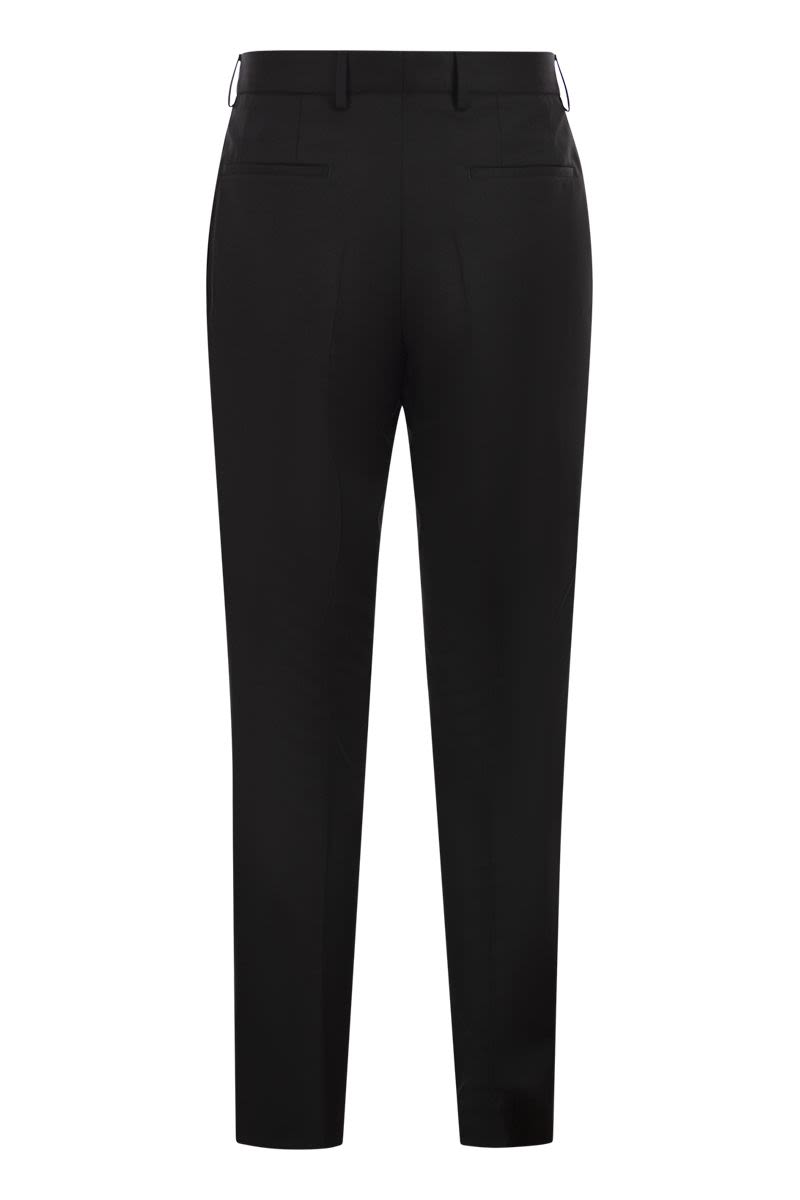 BOSS Slim Fit Virgin Wool Serge Trousers