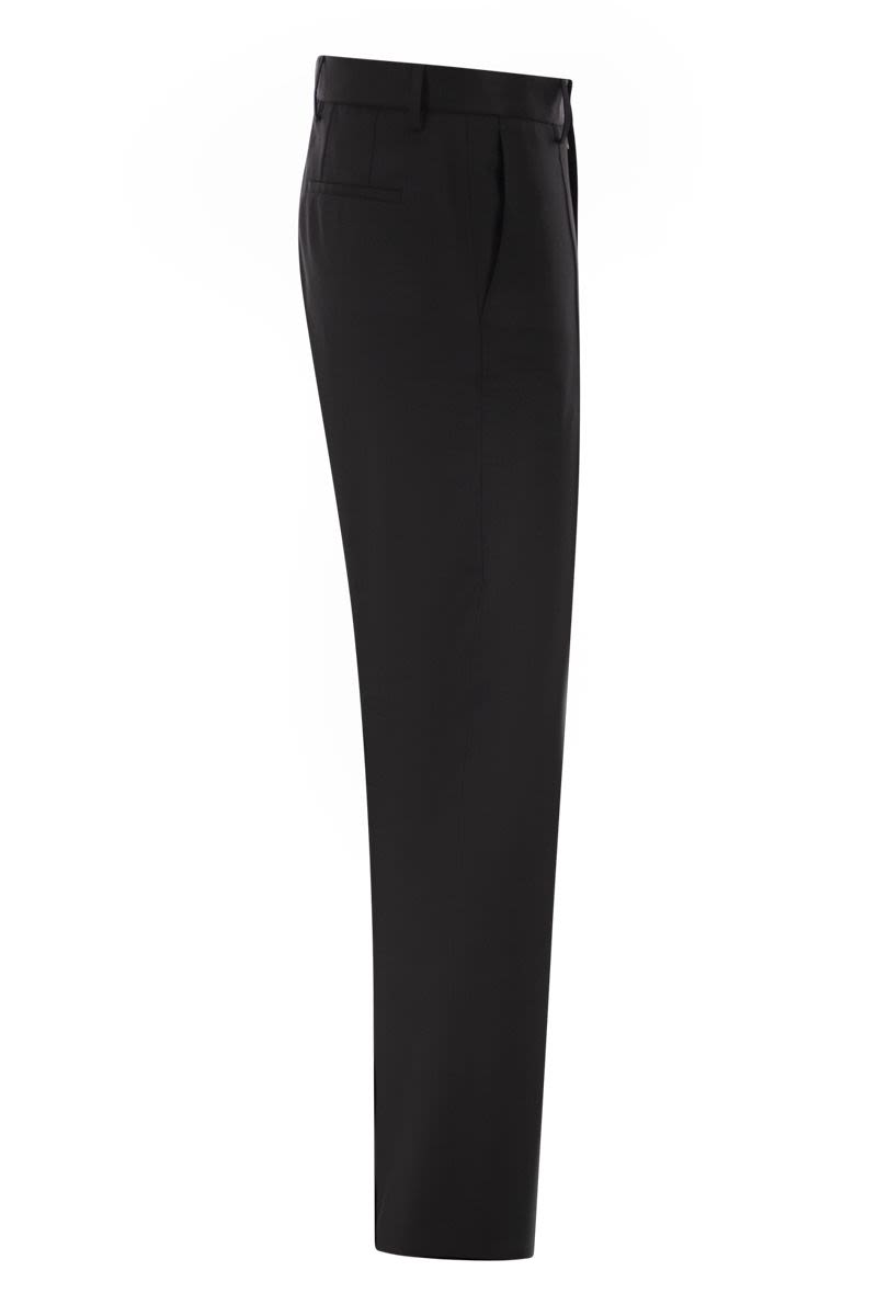 BOSS Slim Fit Virgin Wool Serge Trousers