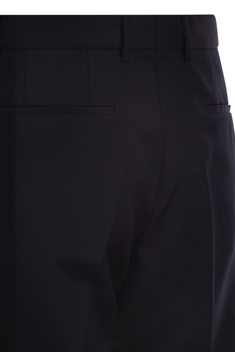 BOSS Slim Fit Virgin Wool Trousers