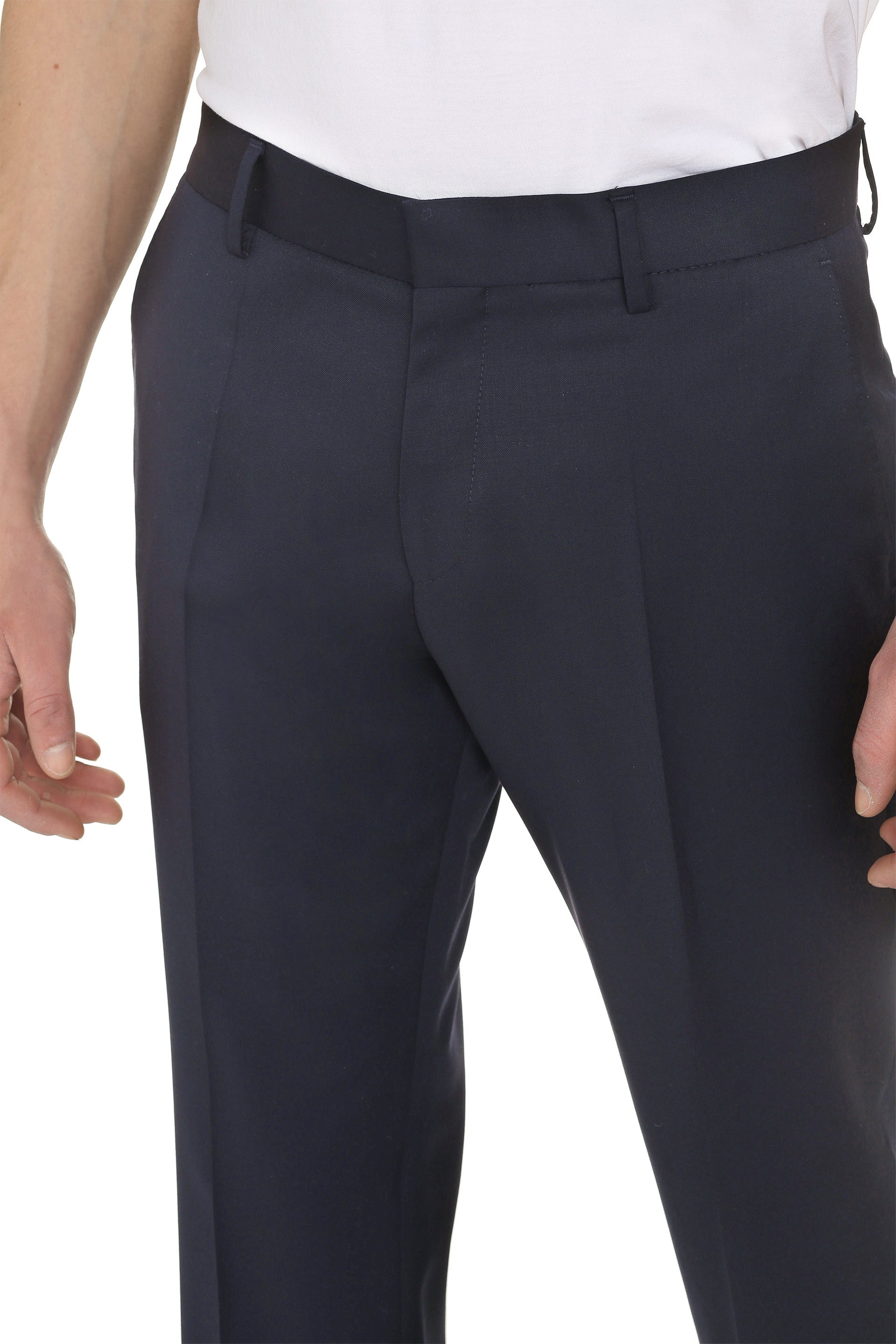 BOSS Slim Fit Virgin Wool Trousers