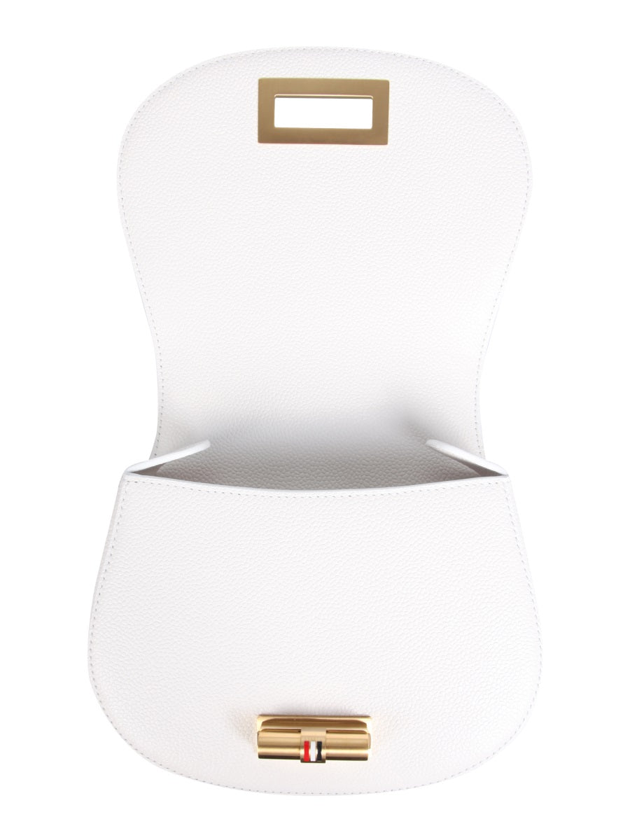 THOM BROWNE Canvas Saddle Shoulder Handbag - Mini Size