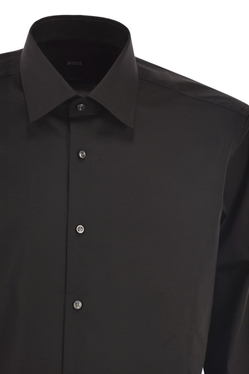 BOSS Regular Fit Easy-Iron Cotton Poplin Shirt