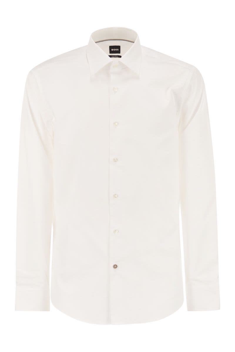BOSS Regular Fit Easy-Iron Cotton Poplin Shirt