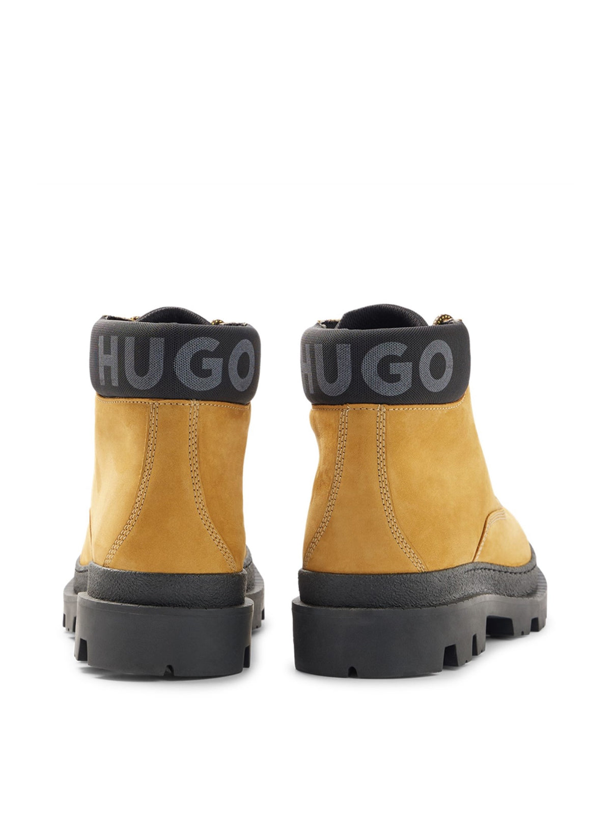HUGO BOSS Men's Nubuck Logo Boots