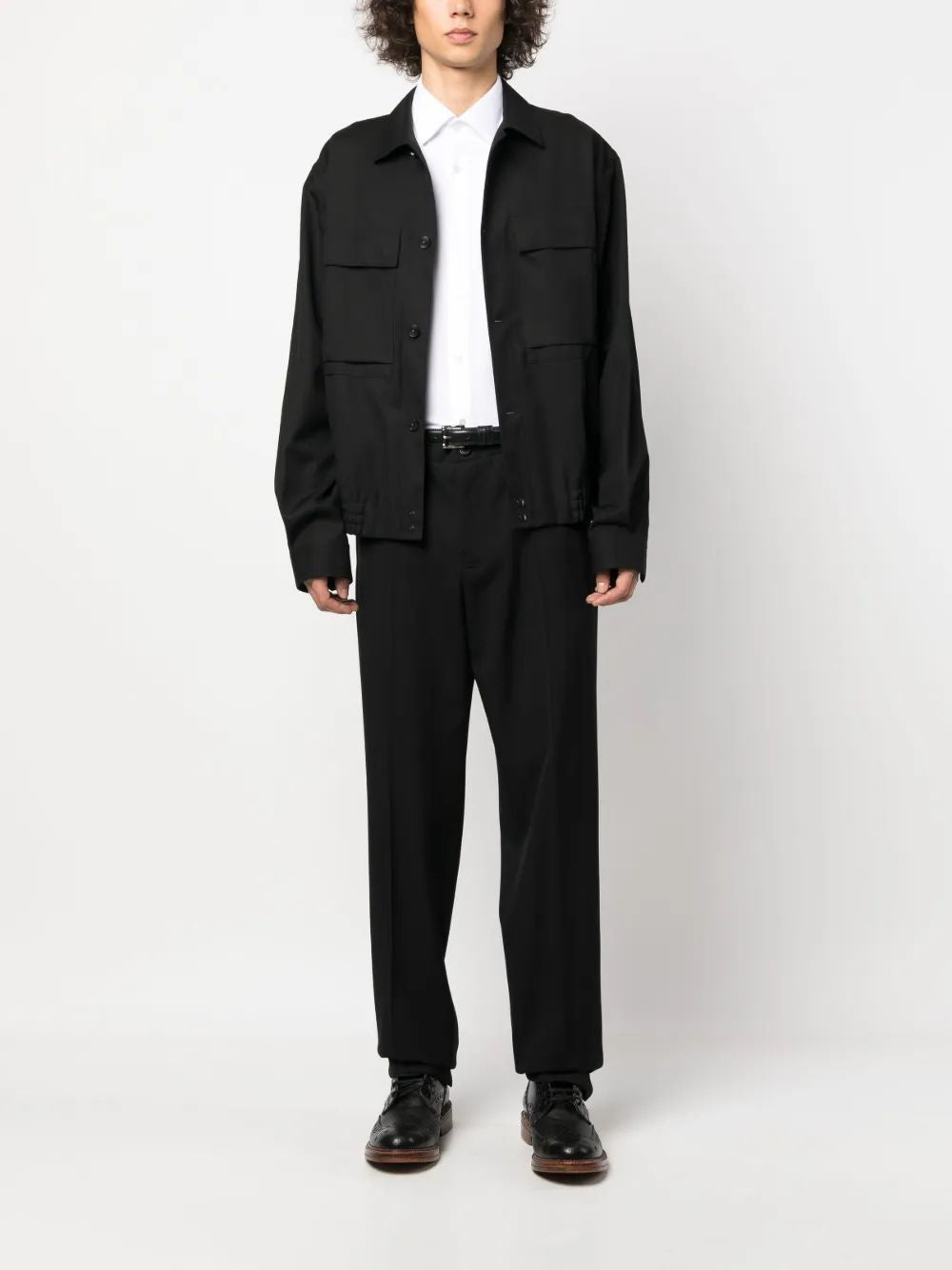 HUGO BOSS Elastan Fabric Shirt for Men - FW25 Collection