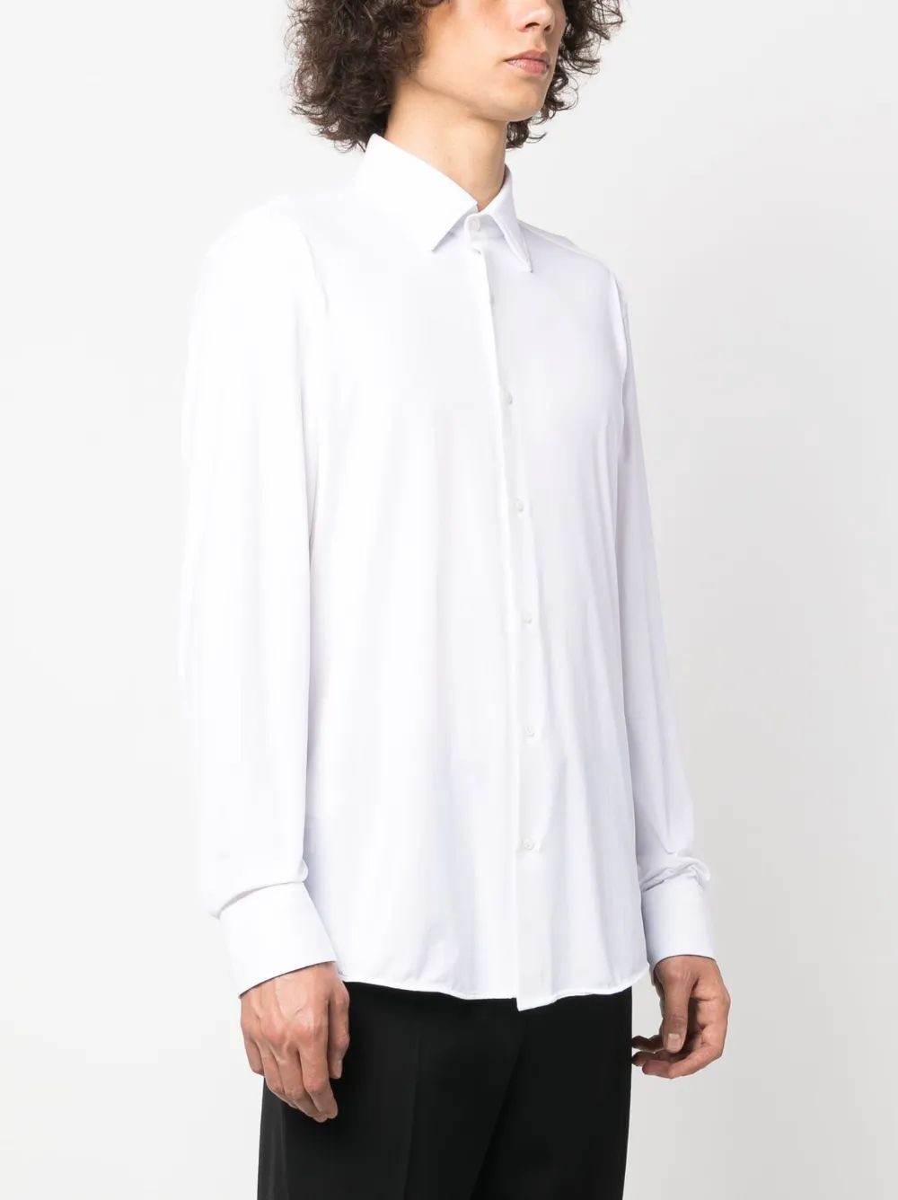 HUGO BOSS Elastan Fabric Shirt for Men - FW25 Collection