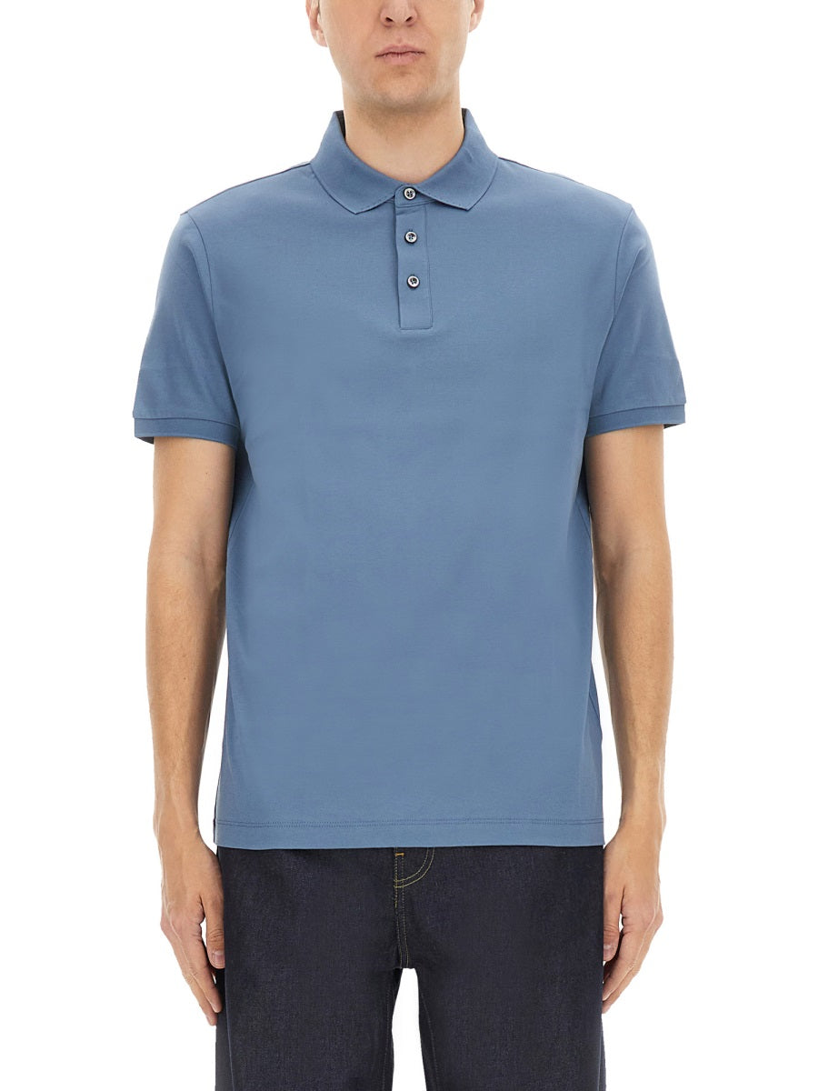 BOSS CAMEL Regular Fit Cotton Polo Shirt
