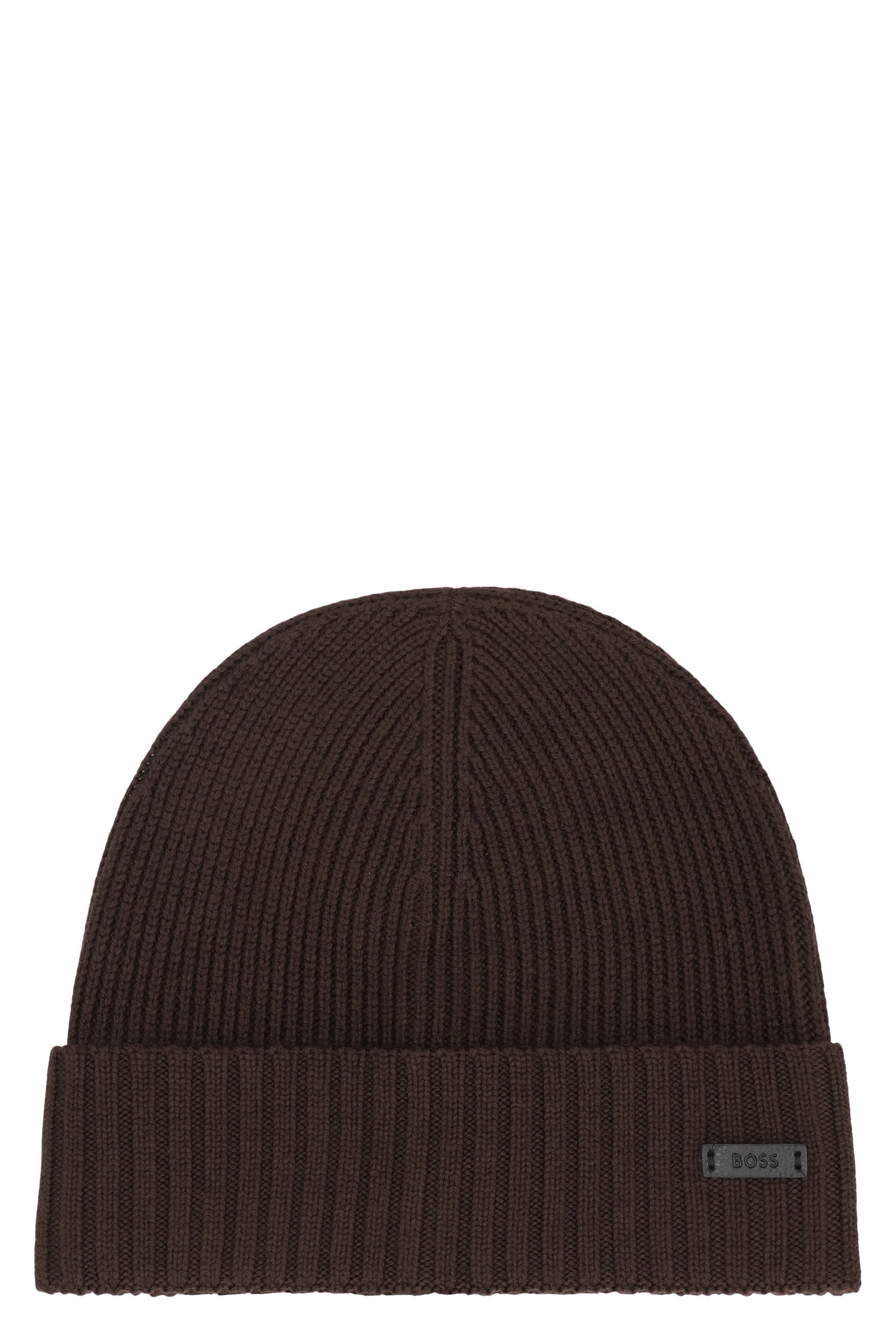 BOSS Wool Beanie with Logo