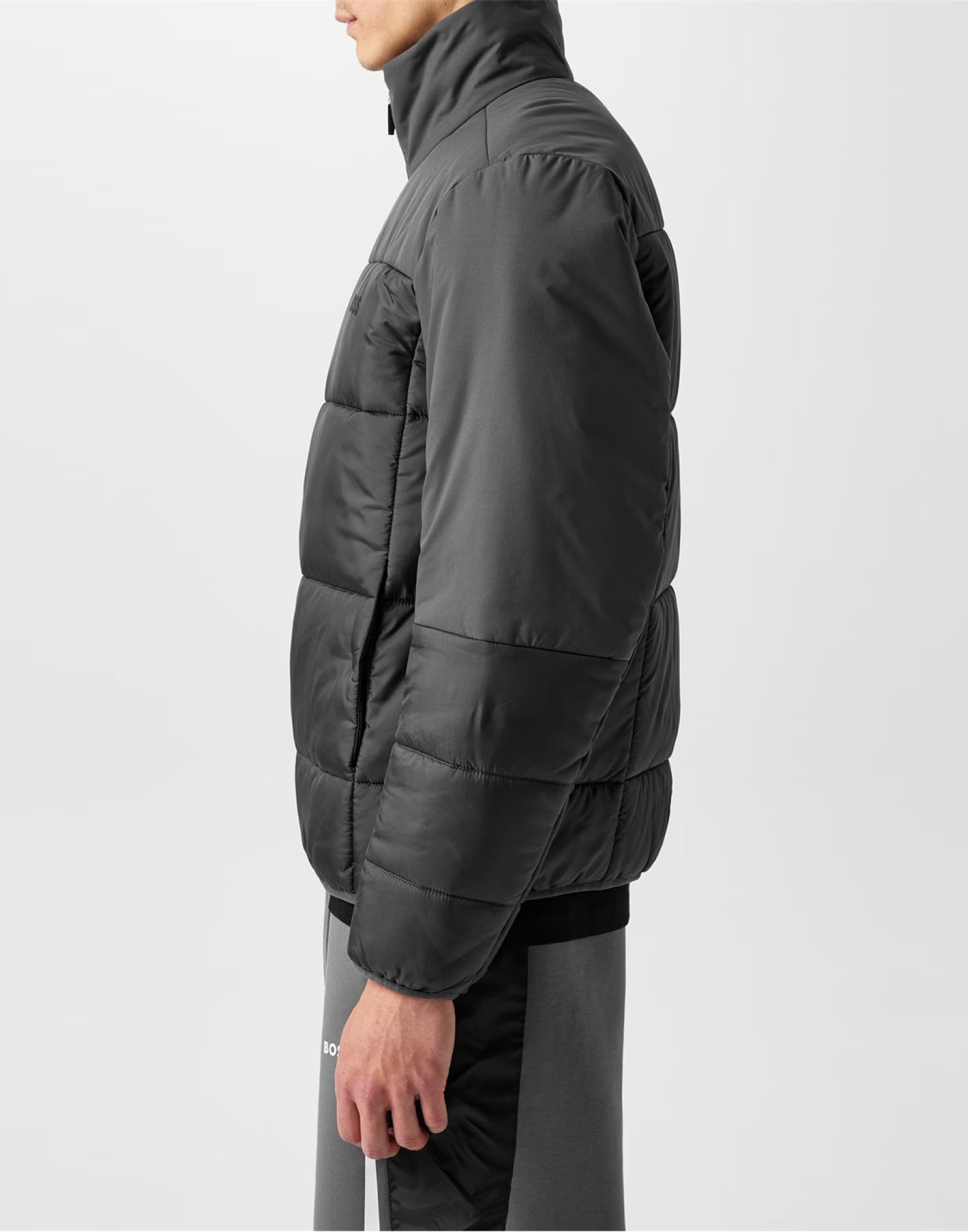 HUGO BOSS Men's Puffer Jacket with Zip Fastening