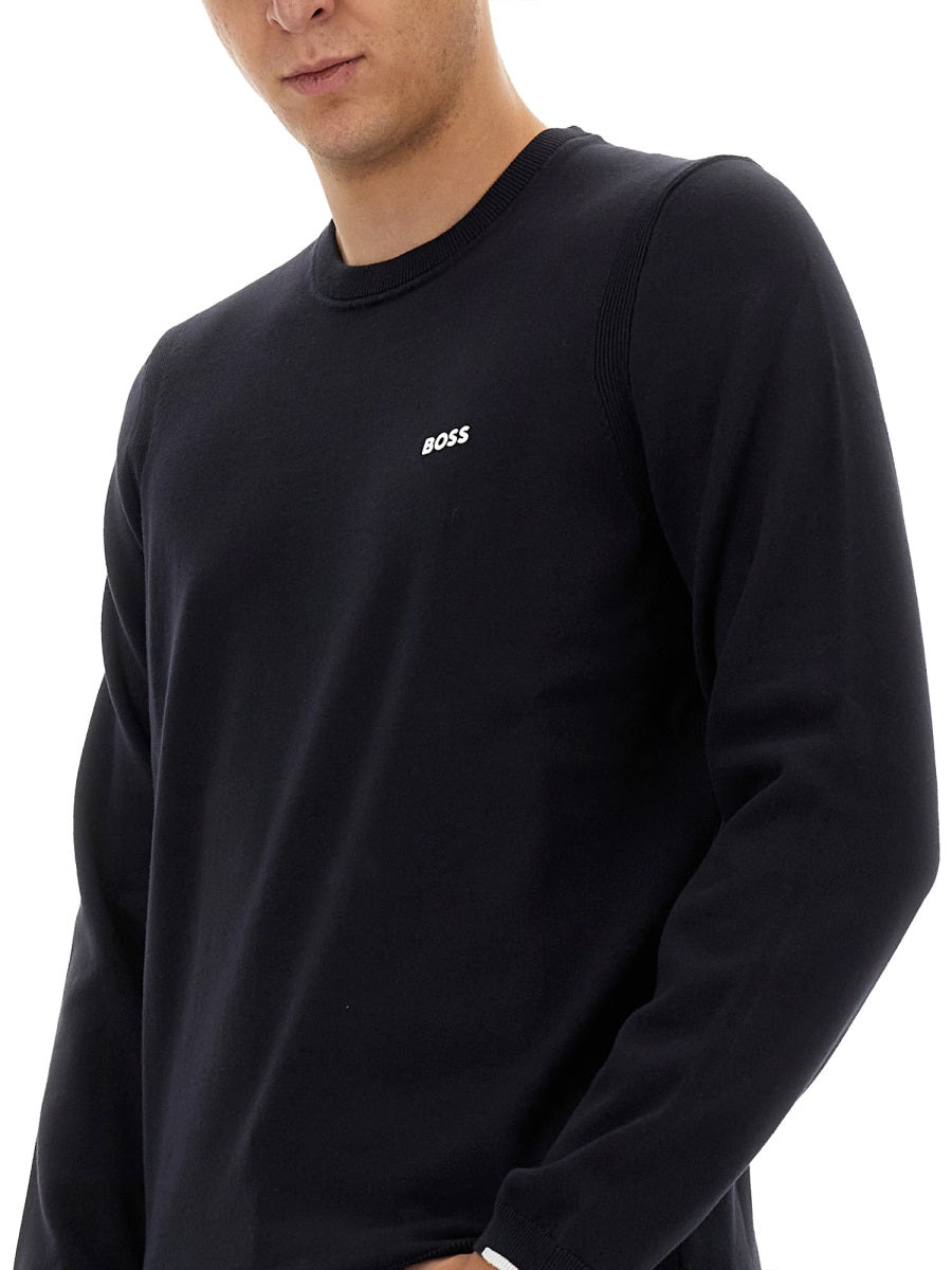 BOSS Logo Sweatshirt - Regular Fit, Size L