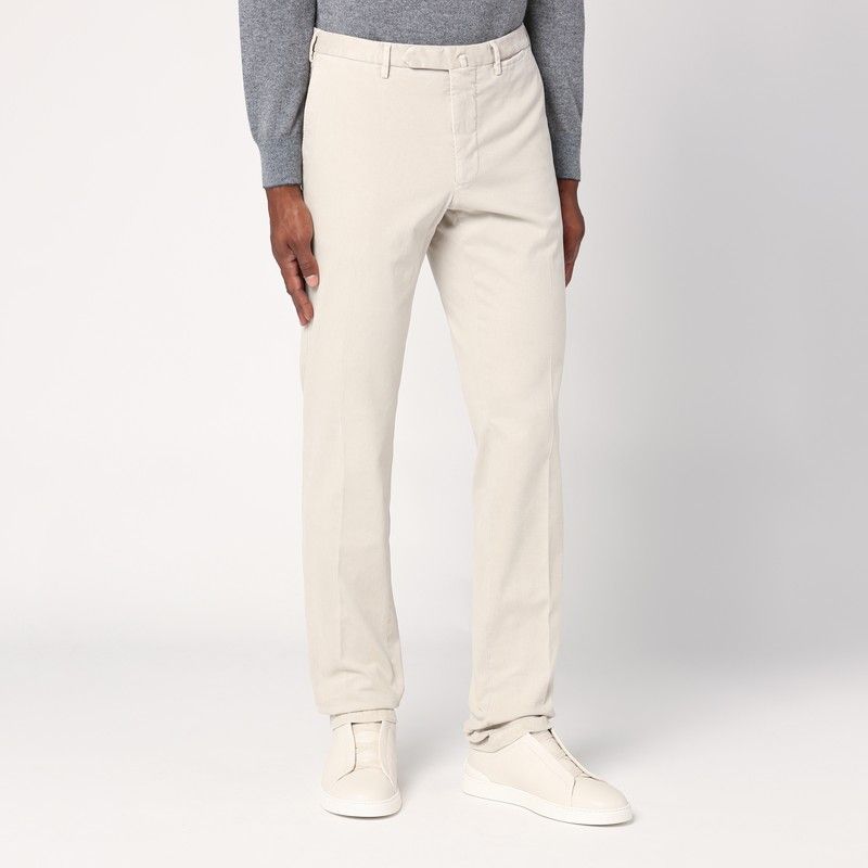 SANTANIELLO Light Cotton Trousers for Men