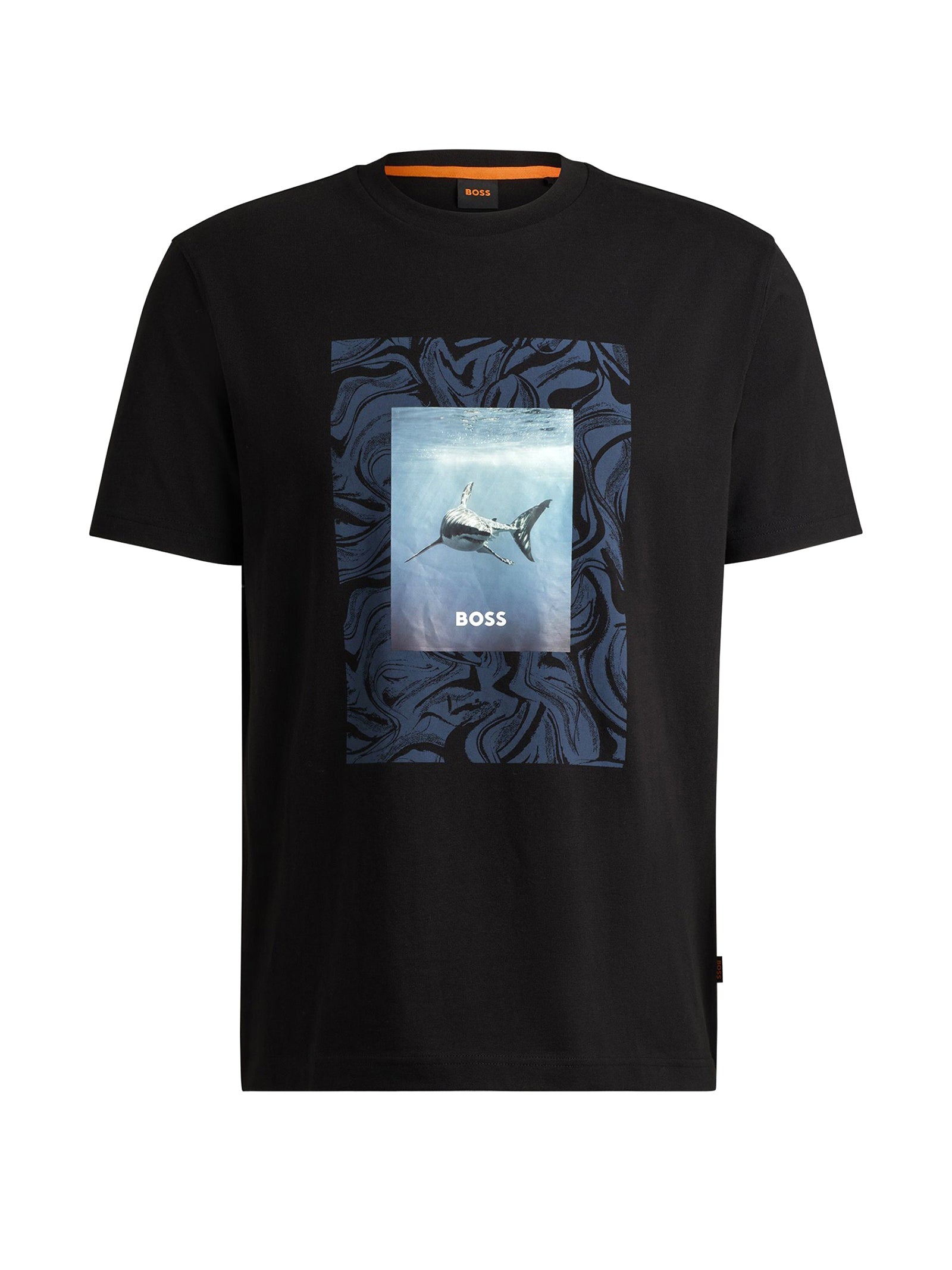 HUGO BOSS Men's Printed T-Shirt - Summer Style