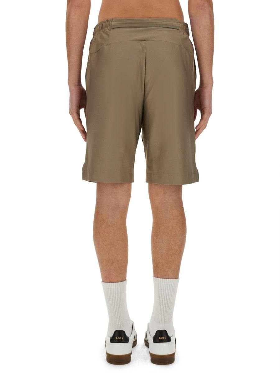 BOSS Men's Logo Bermuda Shorts - Size L