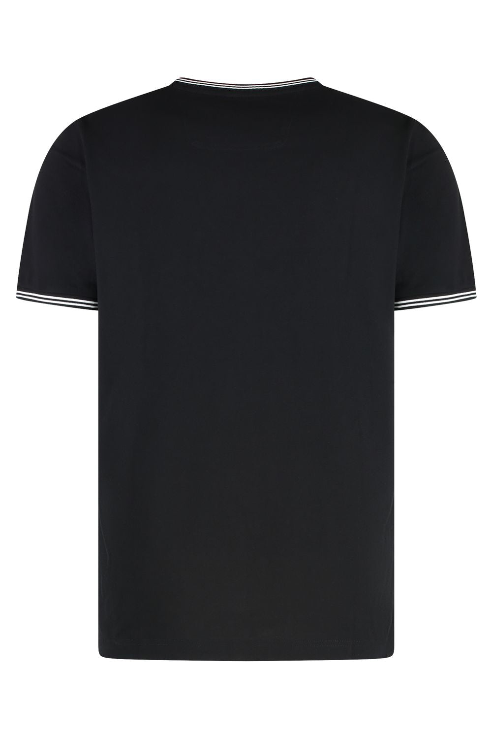 BOSS Men's Stretch Cotton T-Shirt with Ribbed Edges