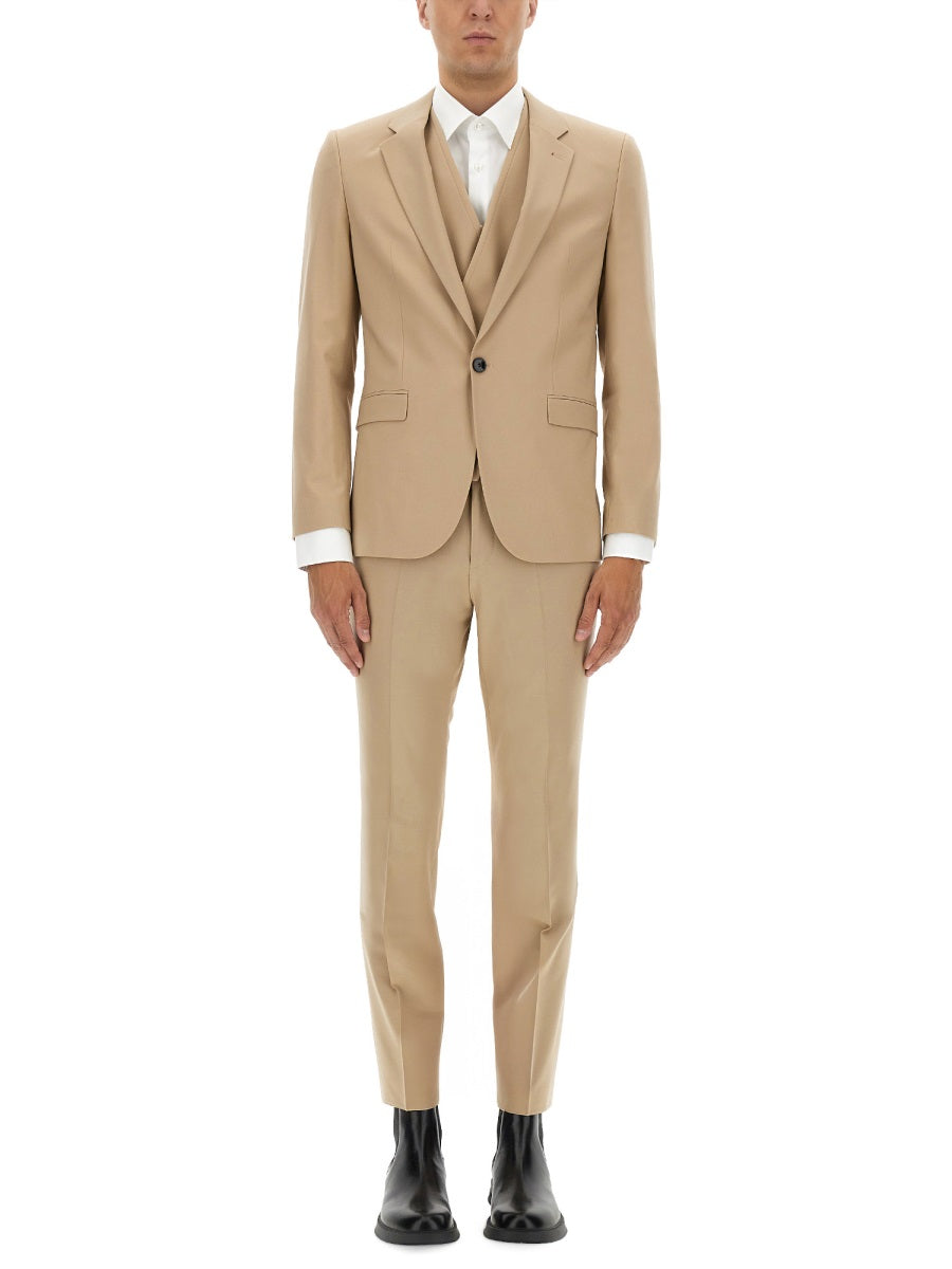 HUGO Slim Fit Three Piece Suit - Size 48