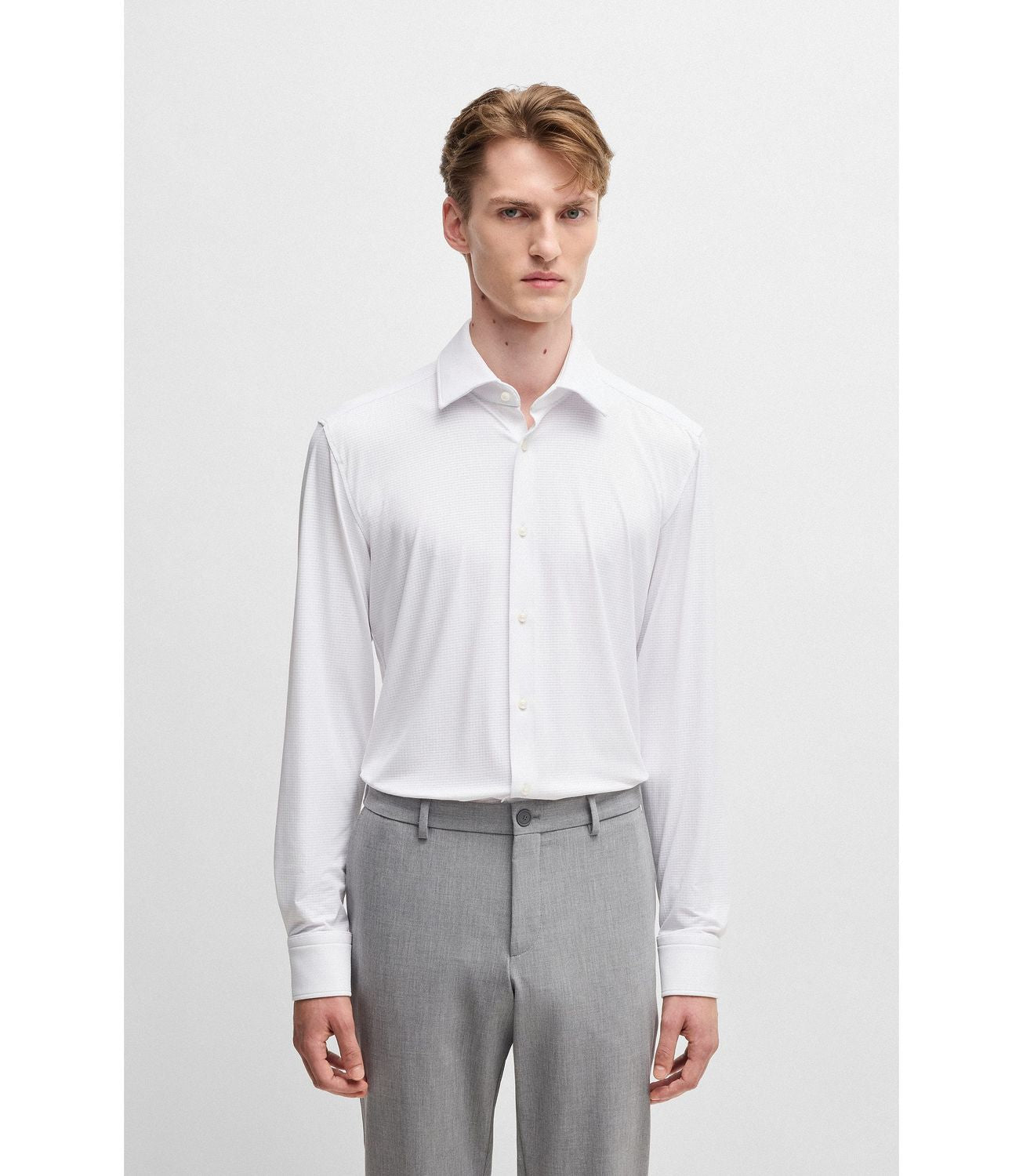 HUGO BOSS Men's Tailored Fit Shirt - SS25 Collection