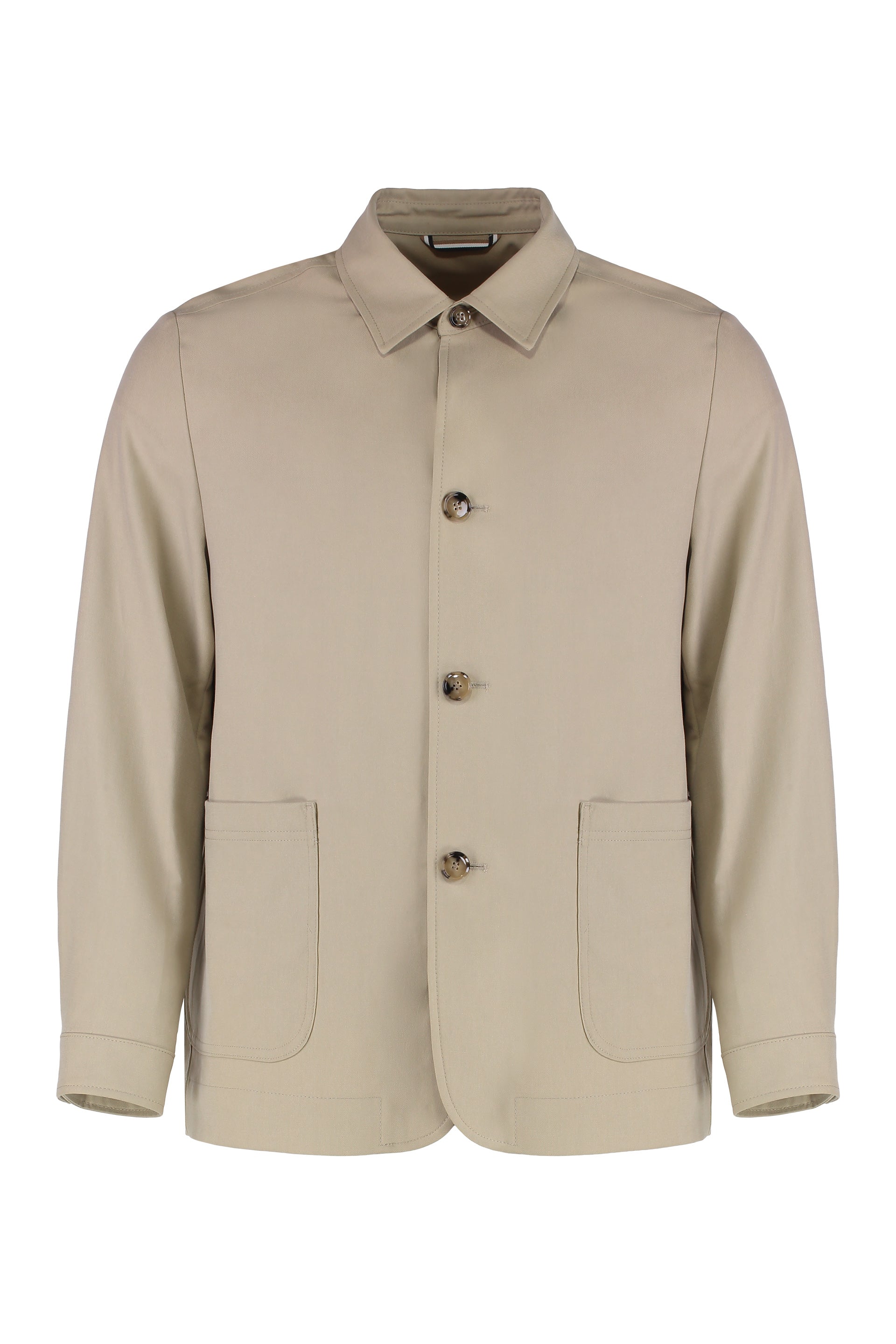 BOSS Button-Up Overshirt for Men