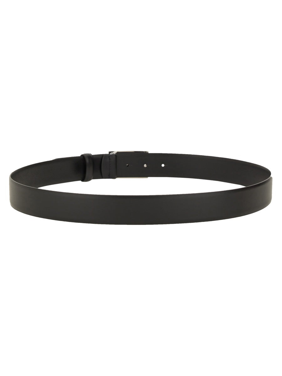 BOSS Leather Belt with Logo