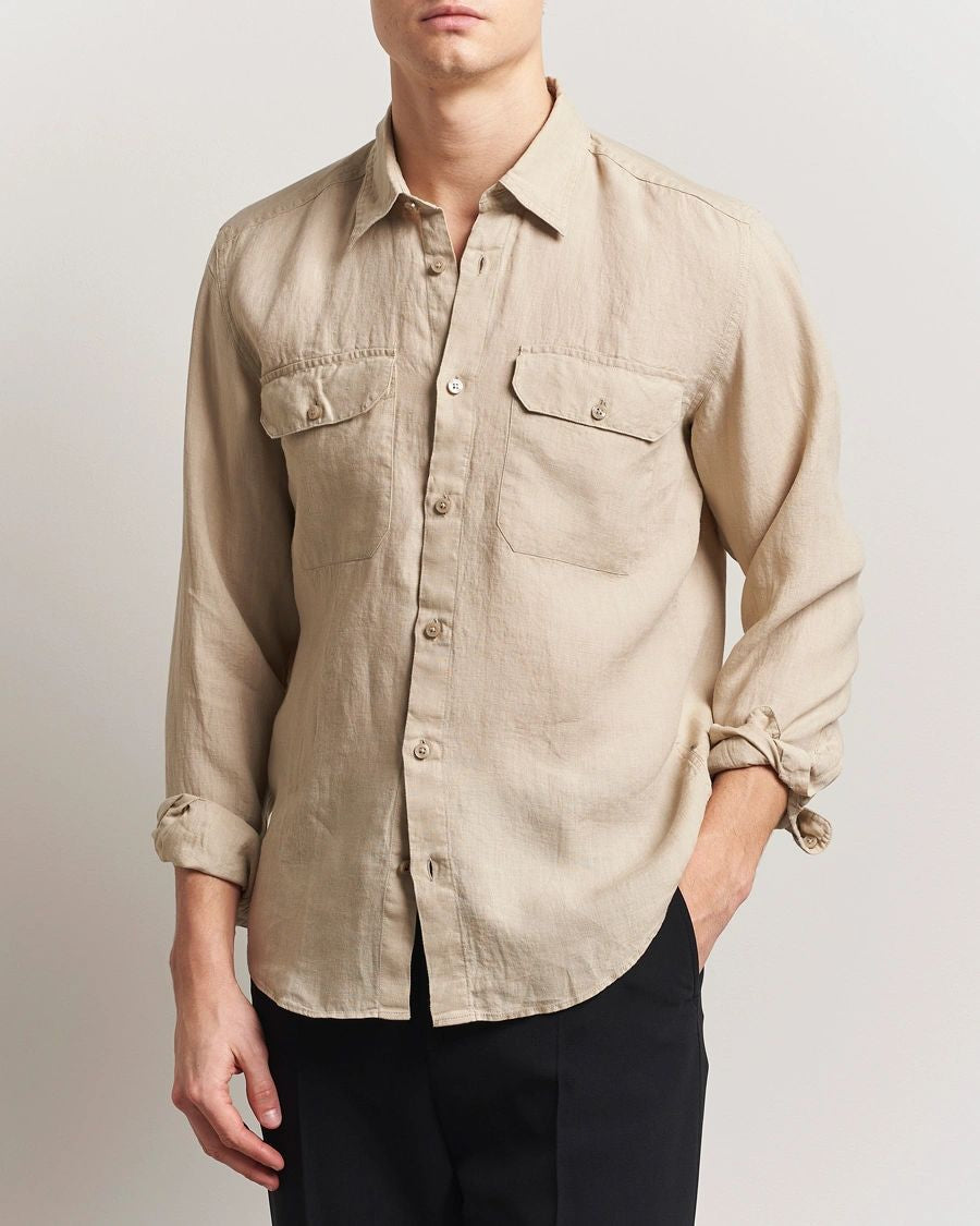 HUGO BOSS Linen Shirt for Men - SS25 Collection
