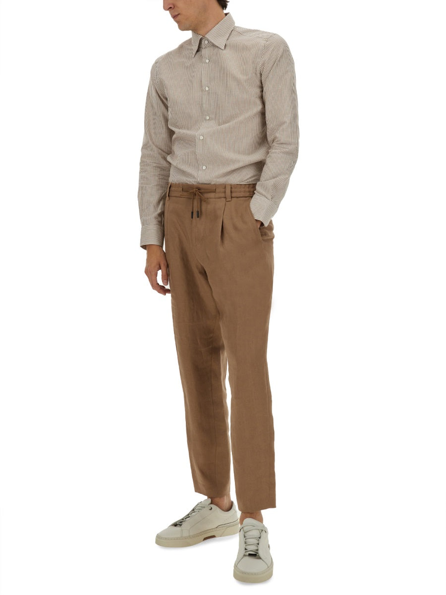 BOSS CAMEL Men's Classic Shirt L-HAYS-HBD-C1-251 - Size 40