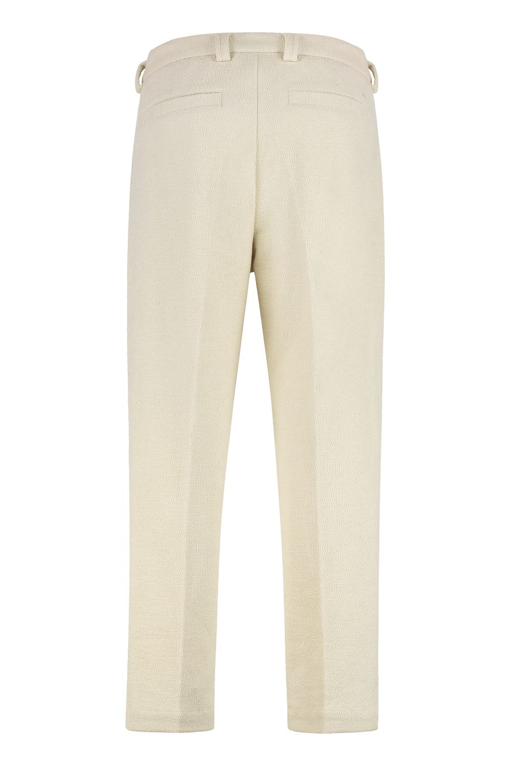 BOSS Cotton Trousers with Tapered Fit for Men