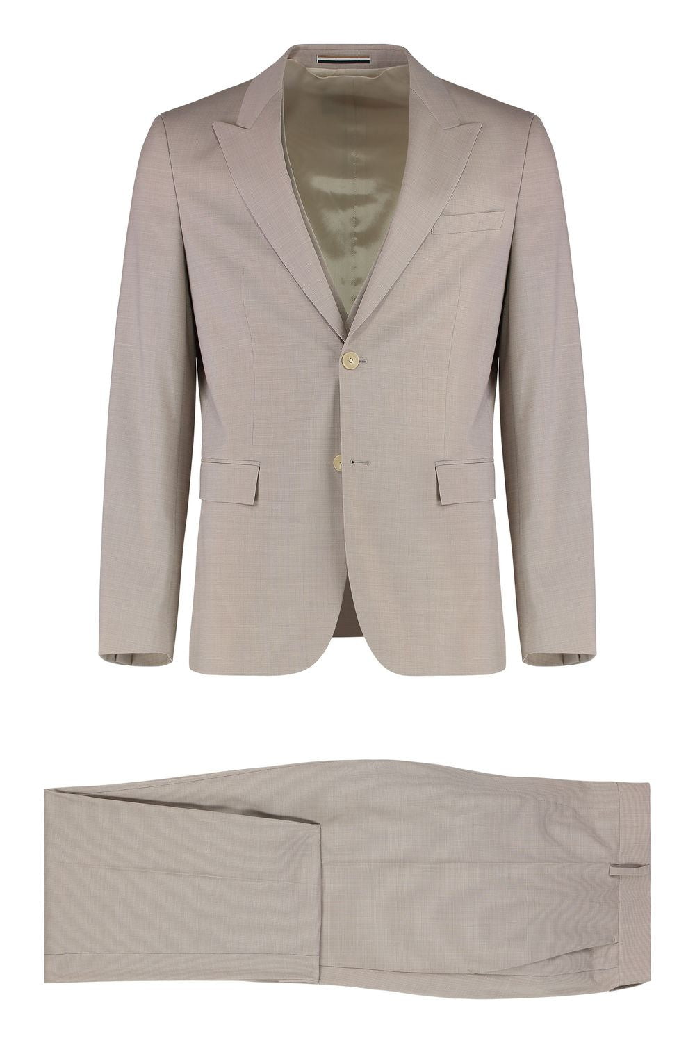BOSS Tailored Stretch Wool Three-Piece Suit