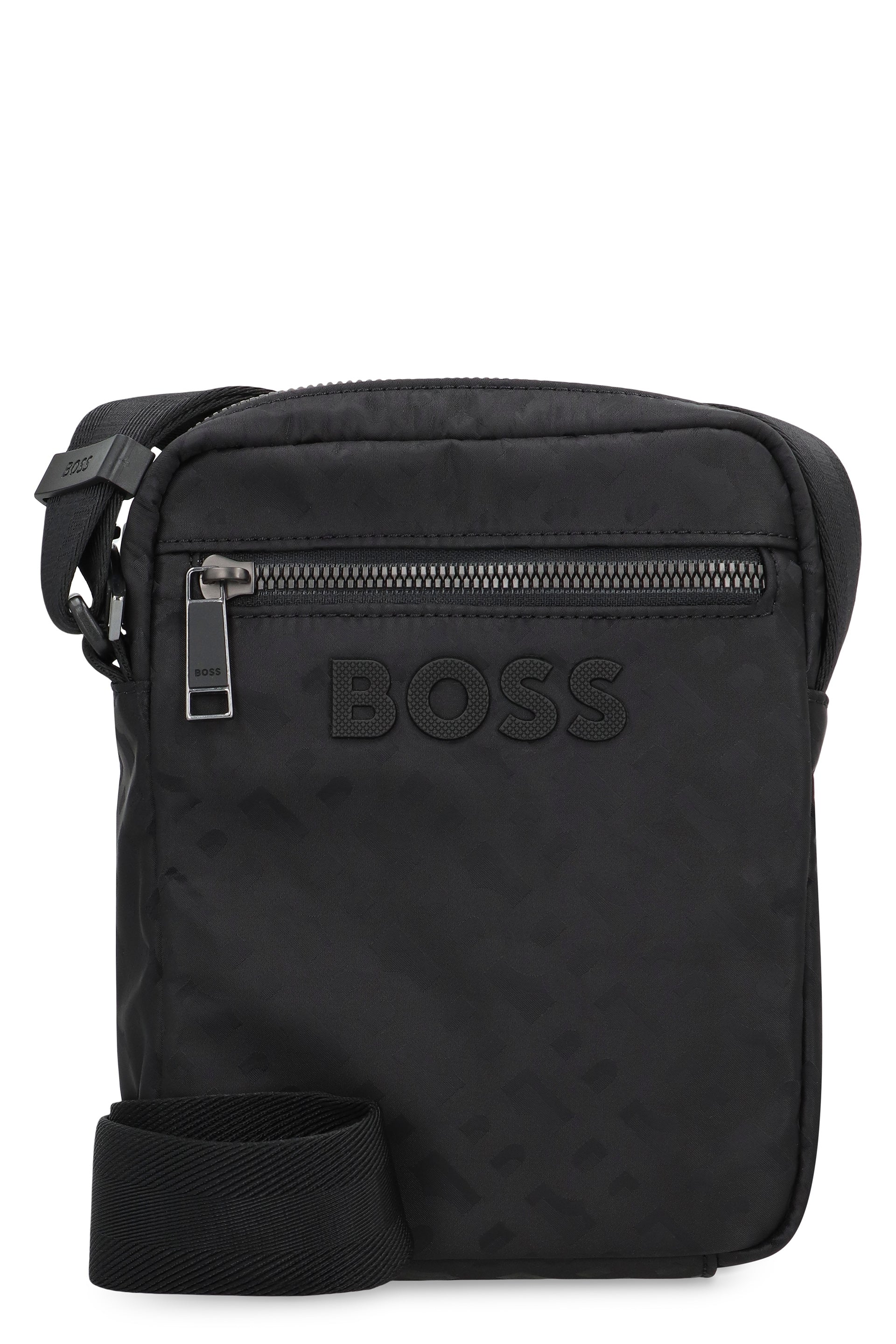 BOSS Mini Technical Fabric Shoulder Handbag