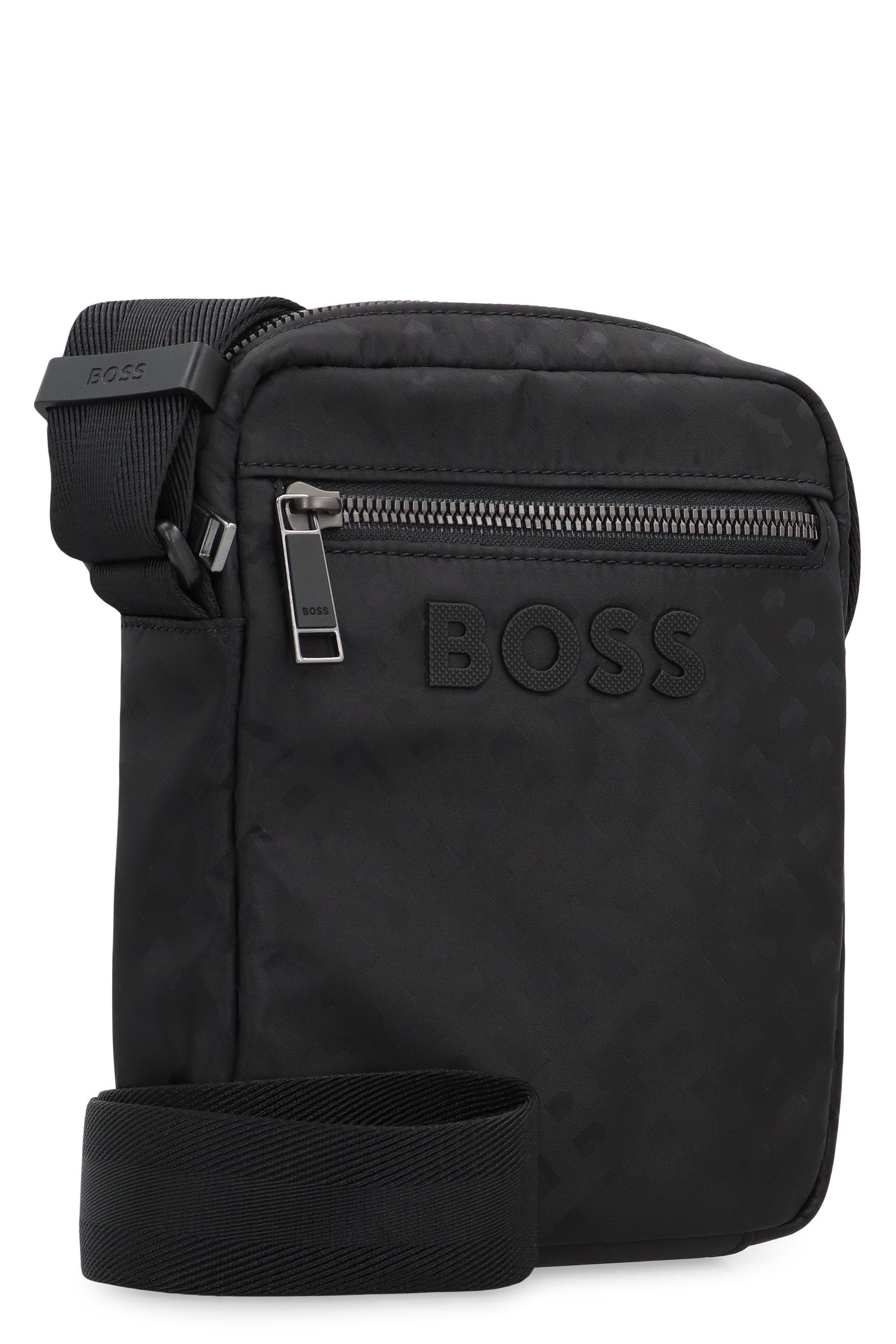 BOSS Mini Technical Fabric Shoulder Handbag