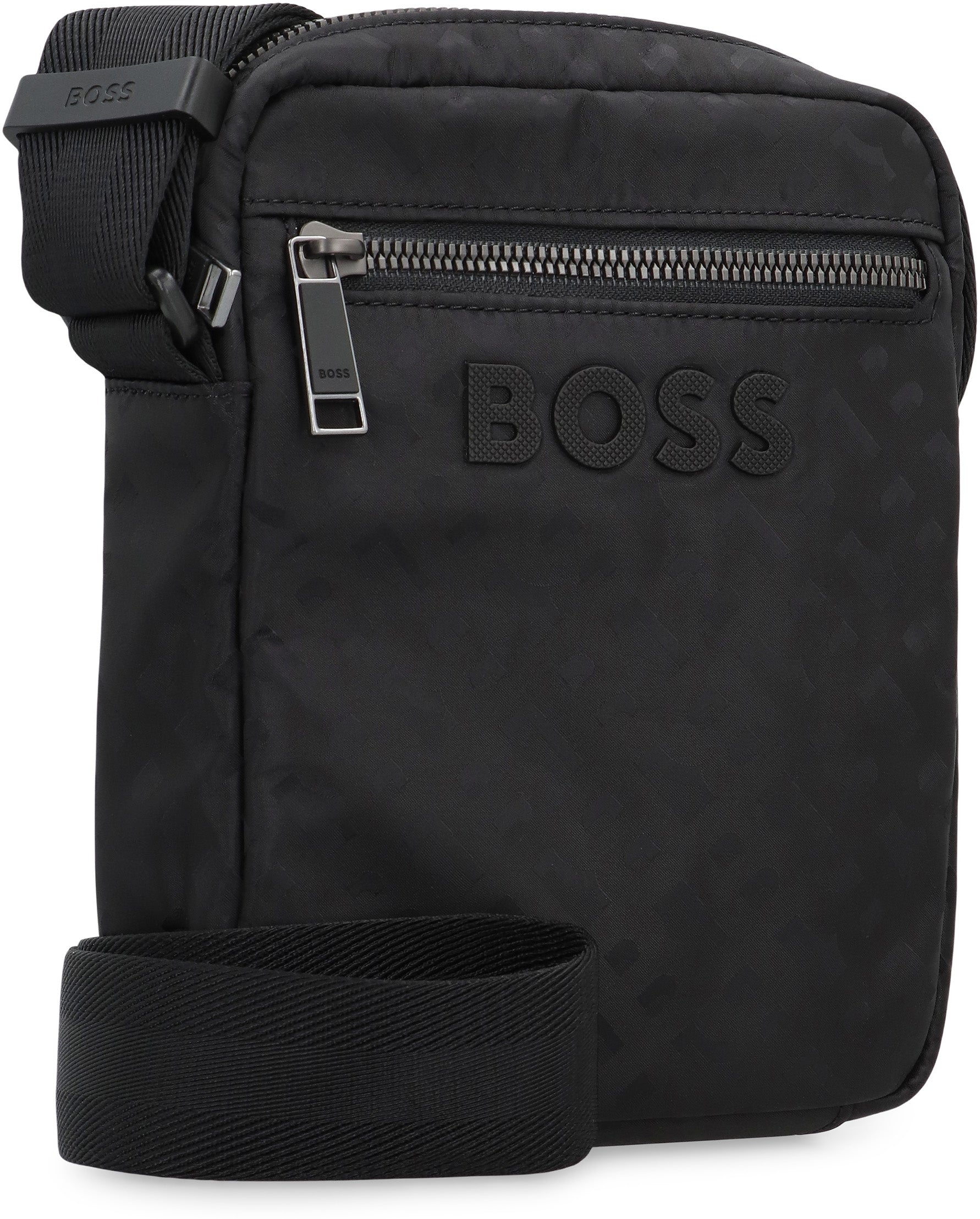 BOSS Mini Technical Fabric Shoulder Handbag