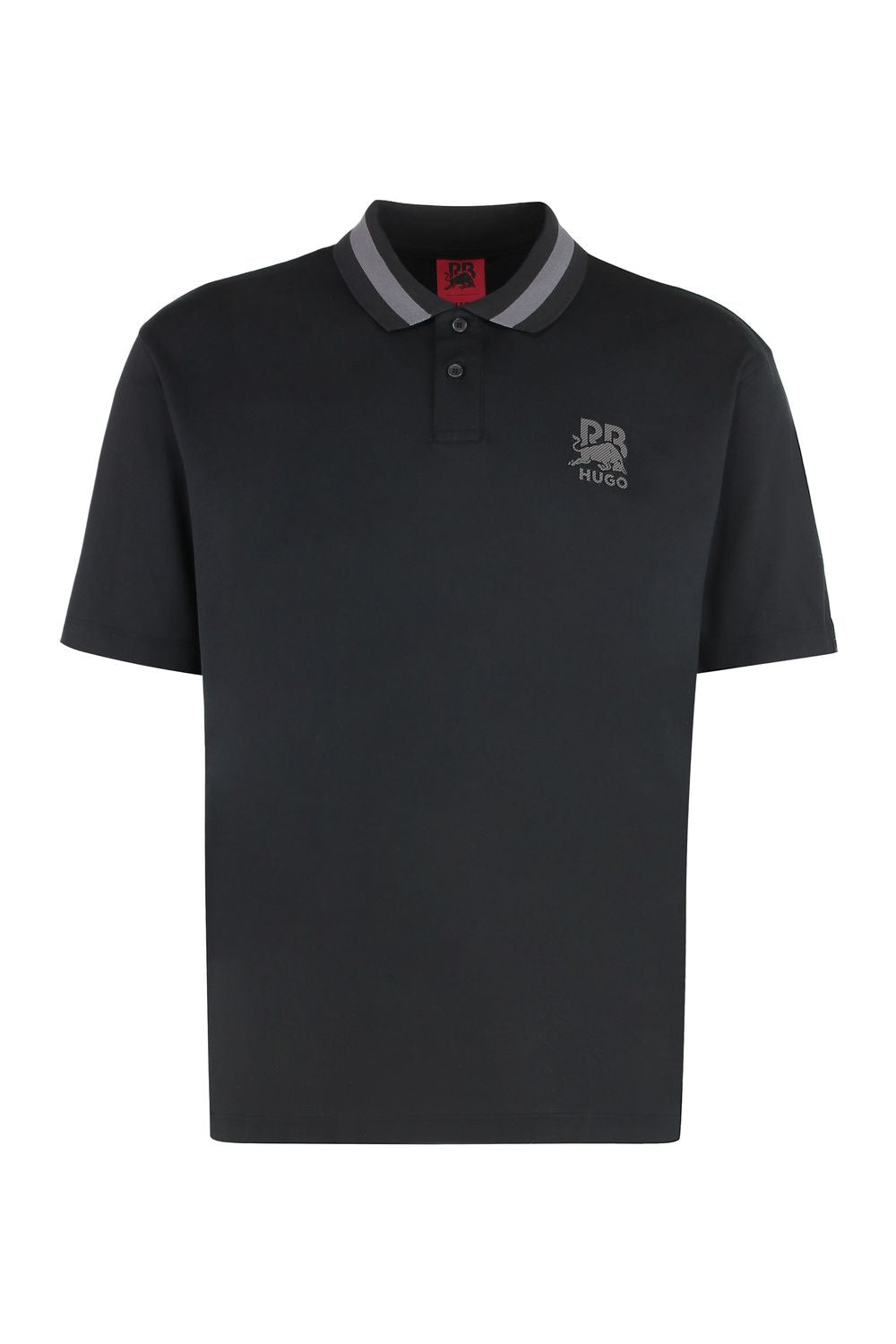 BOSS Racing Bulls Cotton-Piqué Polo Shirt - SS25