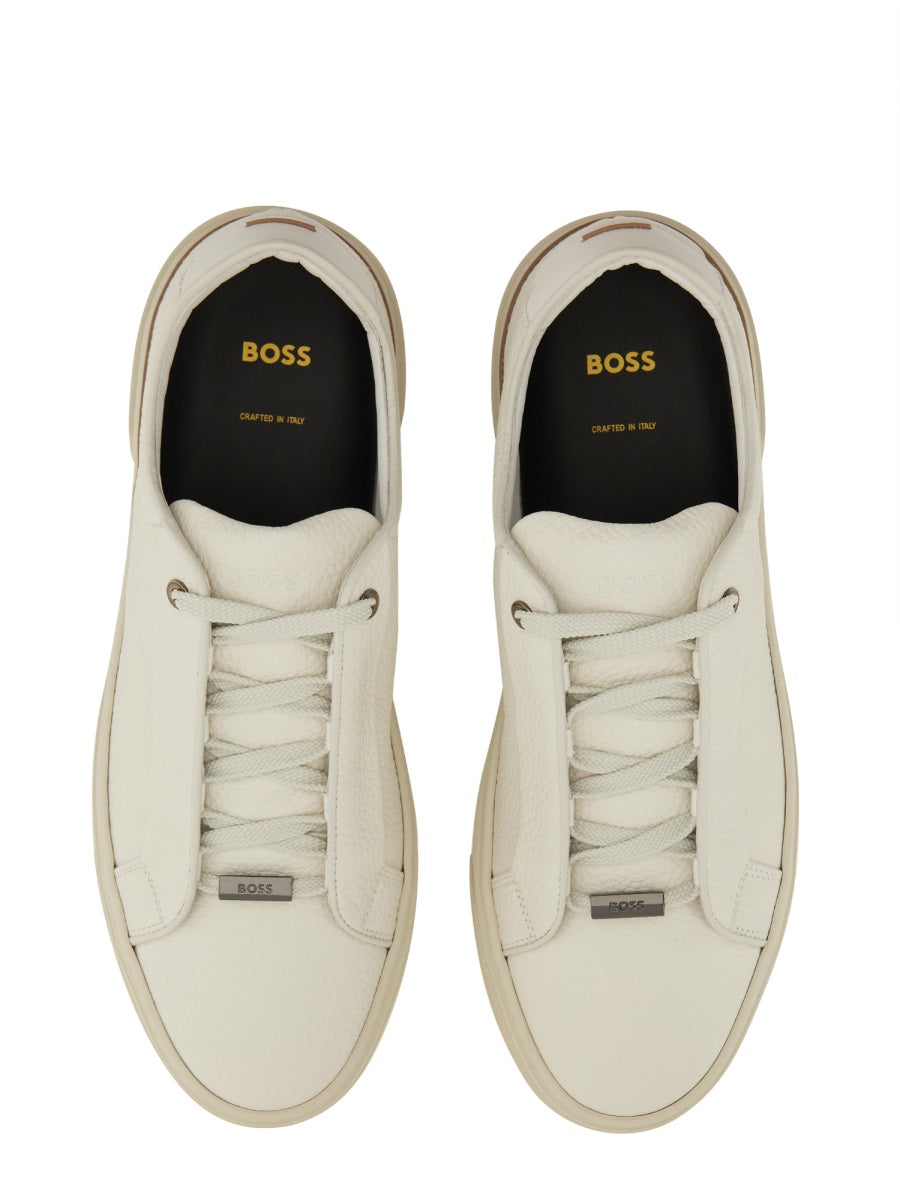 BOSS Luxury Leather Sneakers for Men