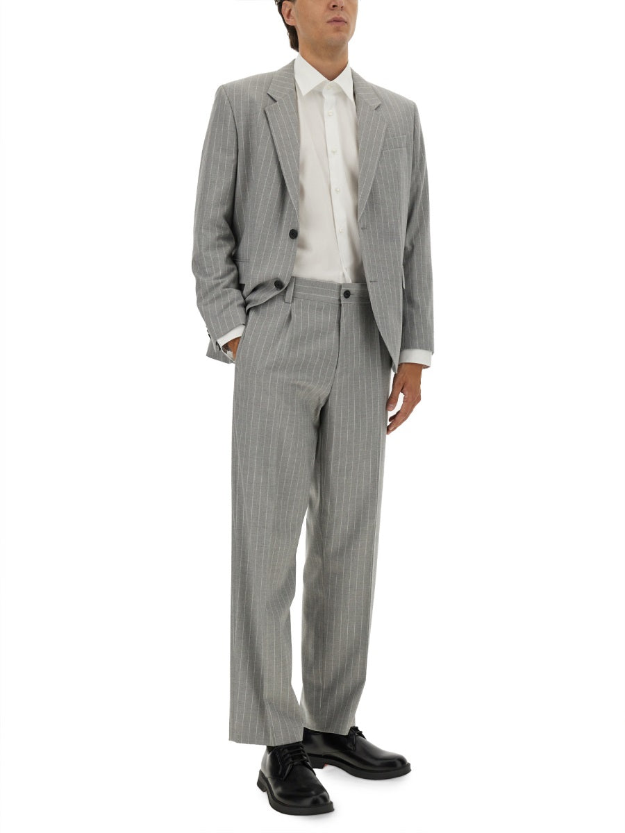HUGO Slim Fit Striped Pattern Suit - Size 48 IT