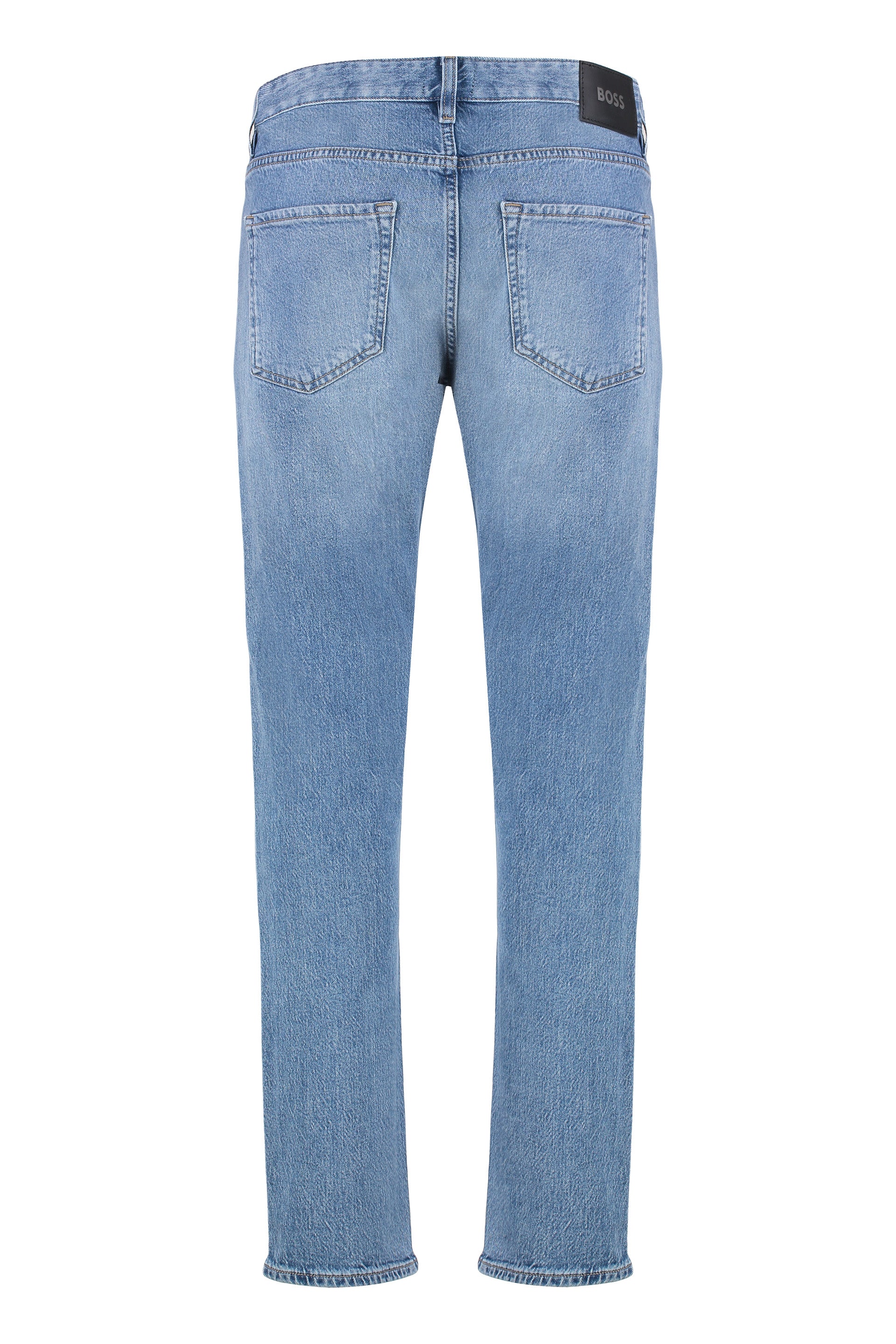 BOSS Slim Fit 5-Pocket Jeans for Men