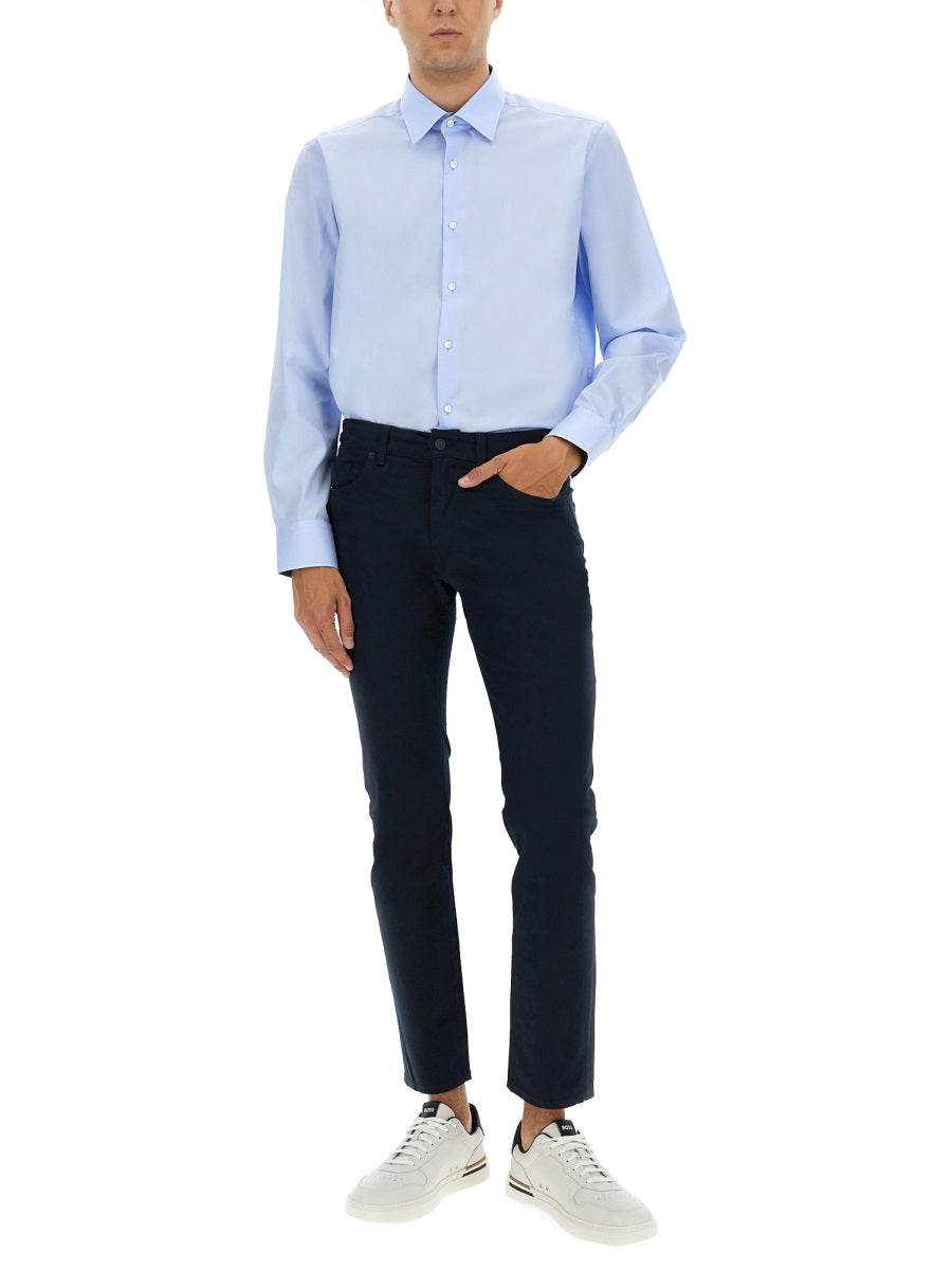 BOSS Men's Regular Fit Poplin Shirt