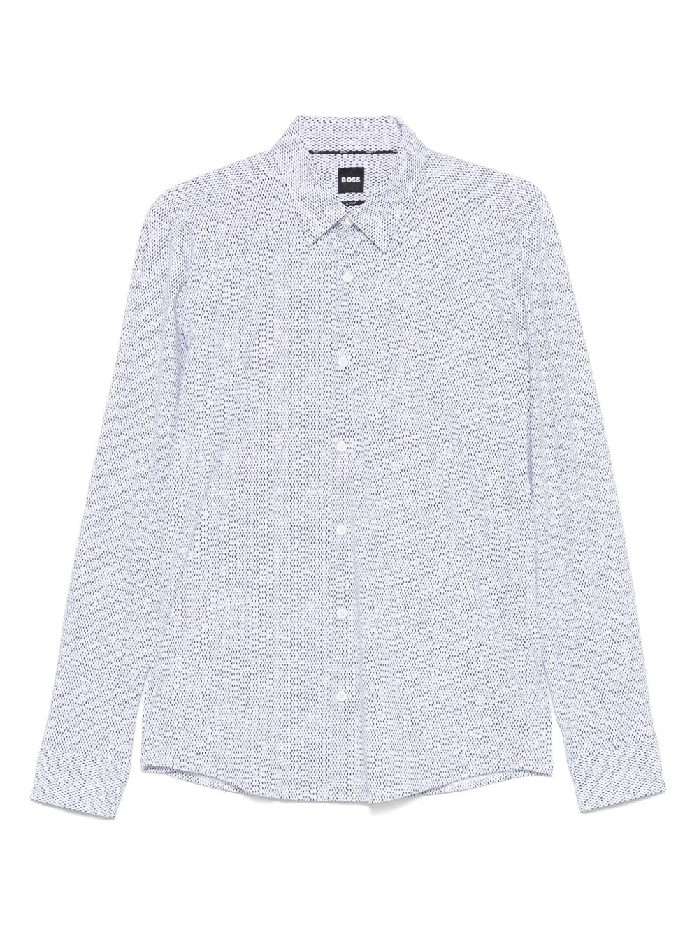 HUGO BOSS Geometric Pattern Shirt for Men