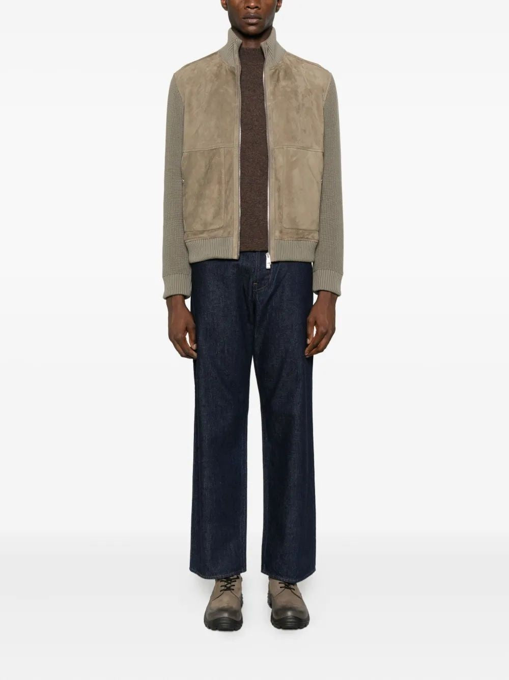 HUGO BOSS Men's Zip-Up Bomber Jacket