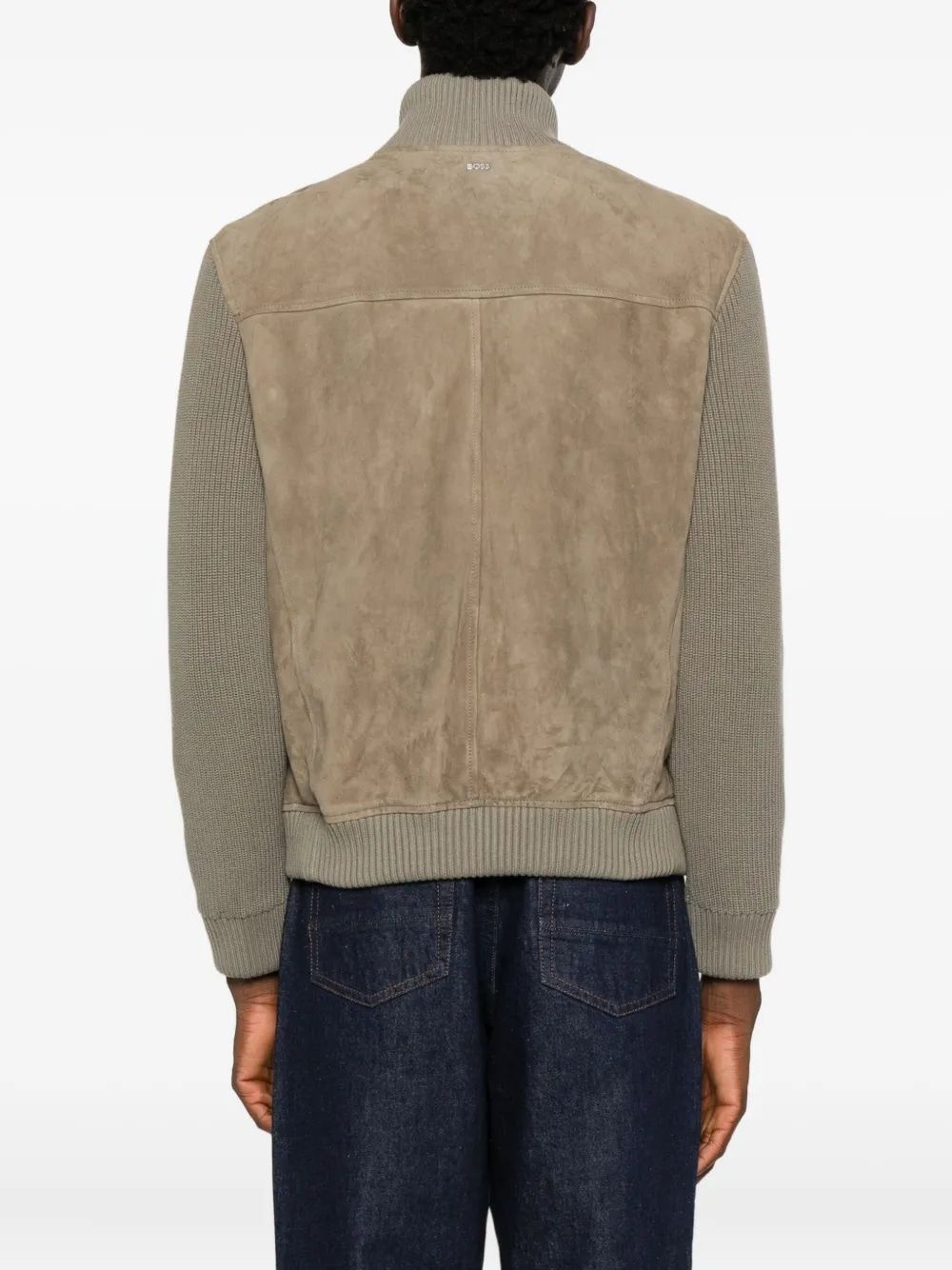 HUGO BOSS Men's Zip-Up Bomber Jacket