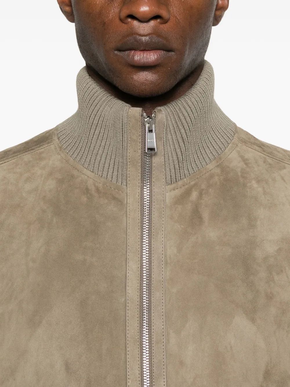 HUGO BOSS Men's Zip-Up Bomber Jacket