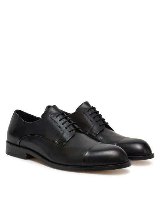 HUGO BOSS Classic Leather Dress Shoes for Men - FW25